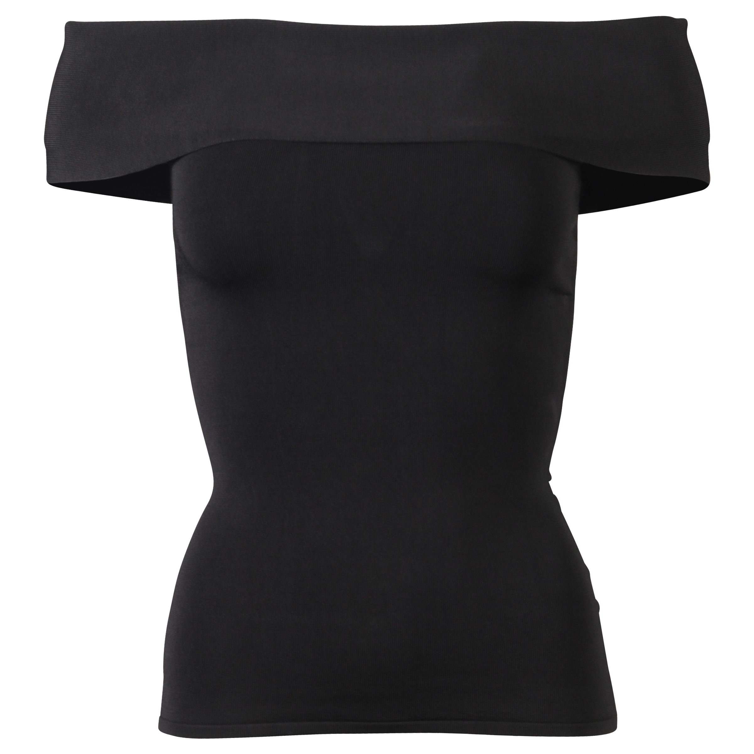 Nikkie Off Shoulder Shirt schwarz