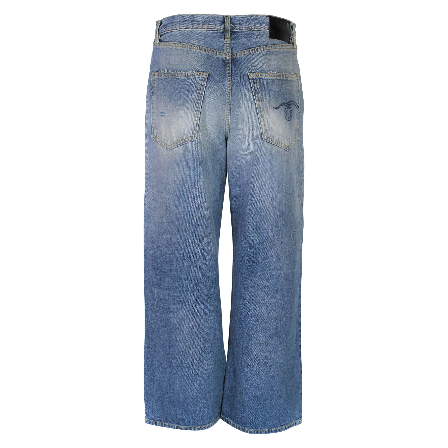 R13 Ankled D'Arcy Jeans in Irving Blue 29