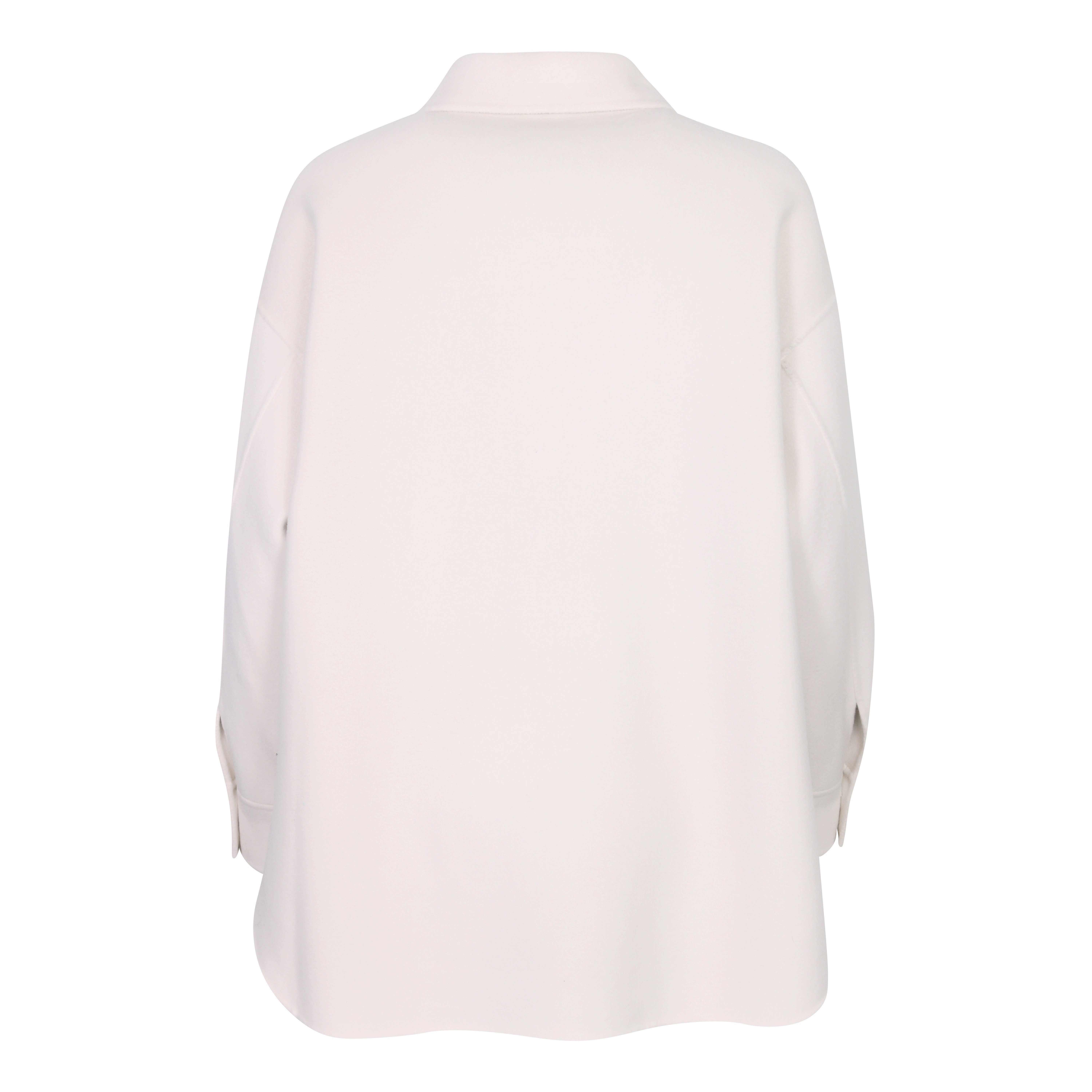 Flona Wool/Cashmere Overshirt in Taupe