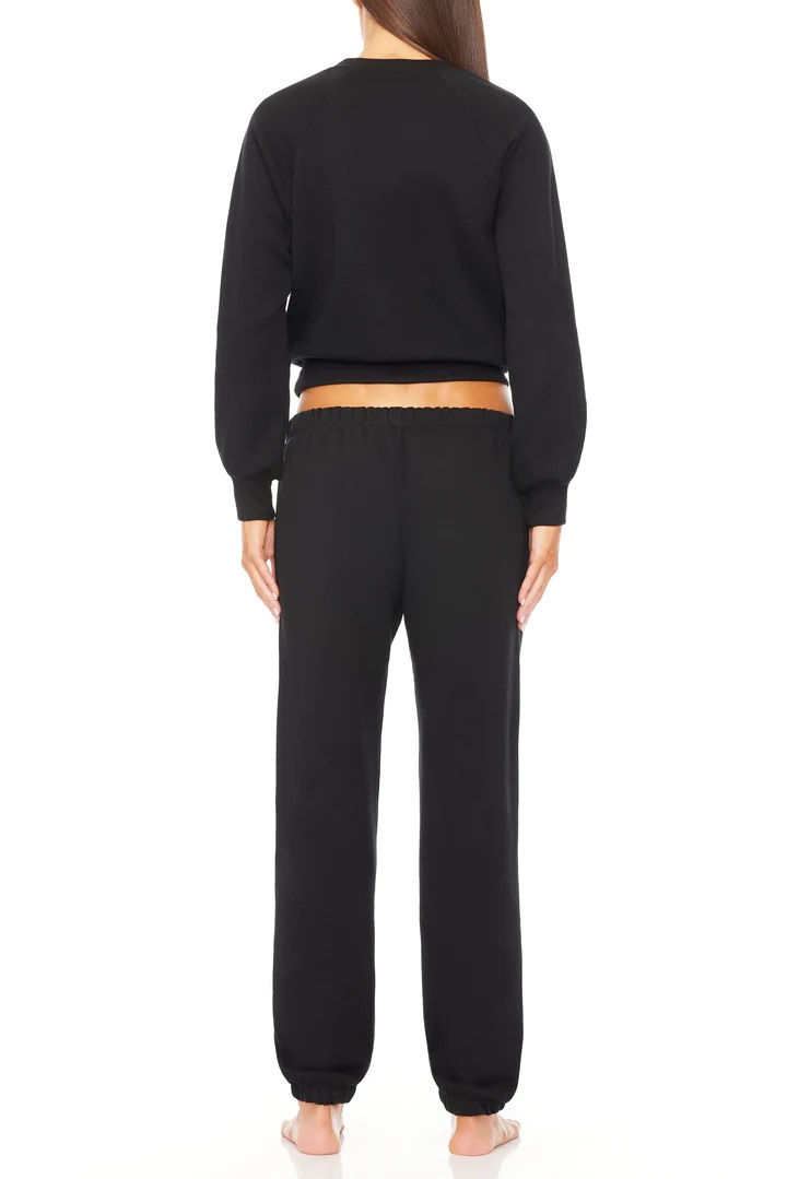 ÉTERNE Classic Sweatpant in Black XL