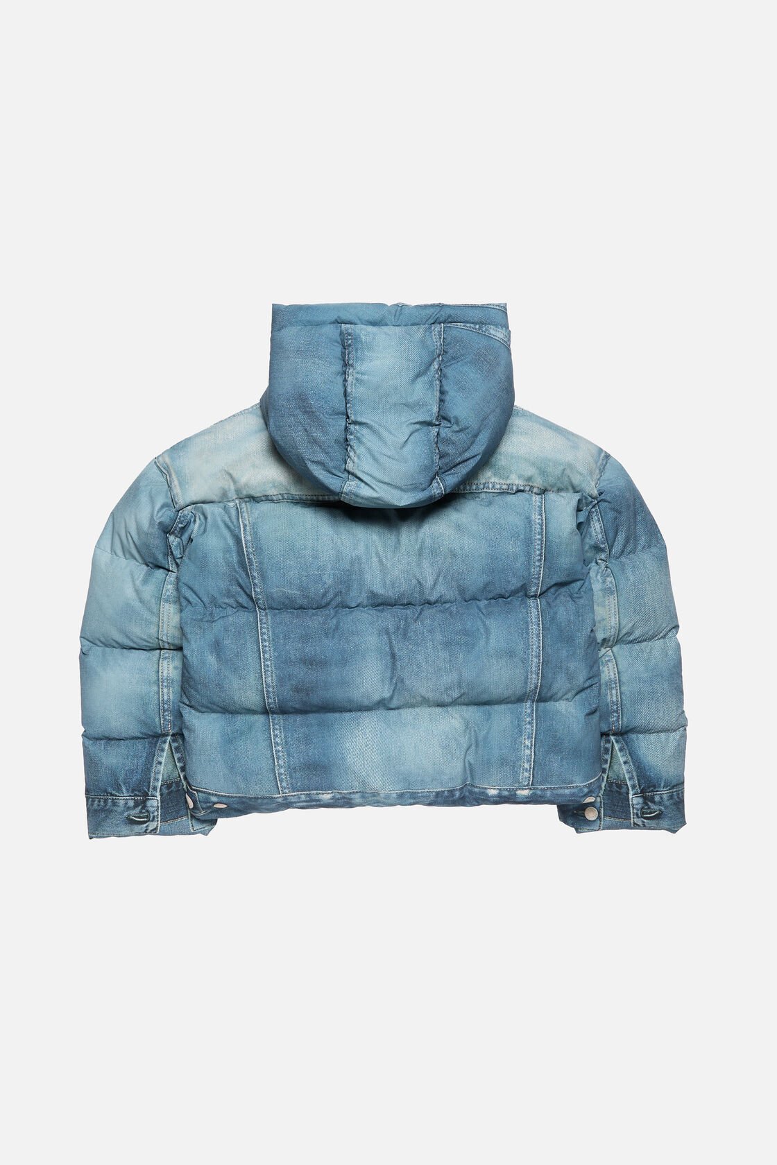 ACNE STUDIOS Denim Printed Down Jacket