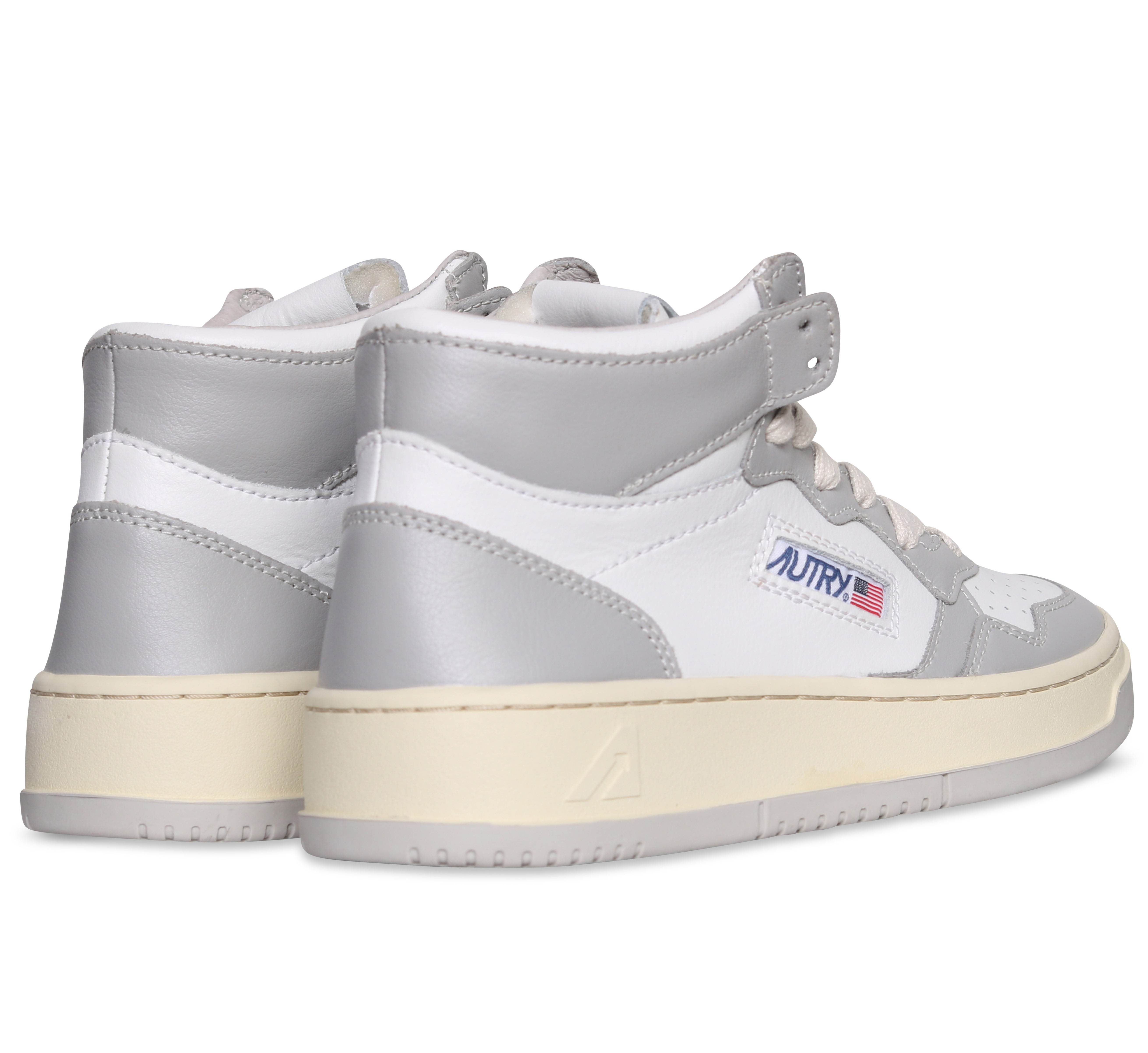 Autry Action Shoes Mid Sneaker White/Light Grey