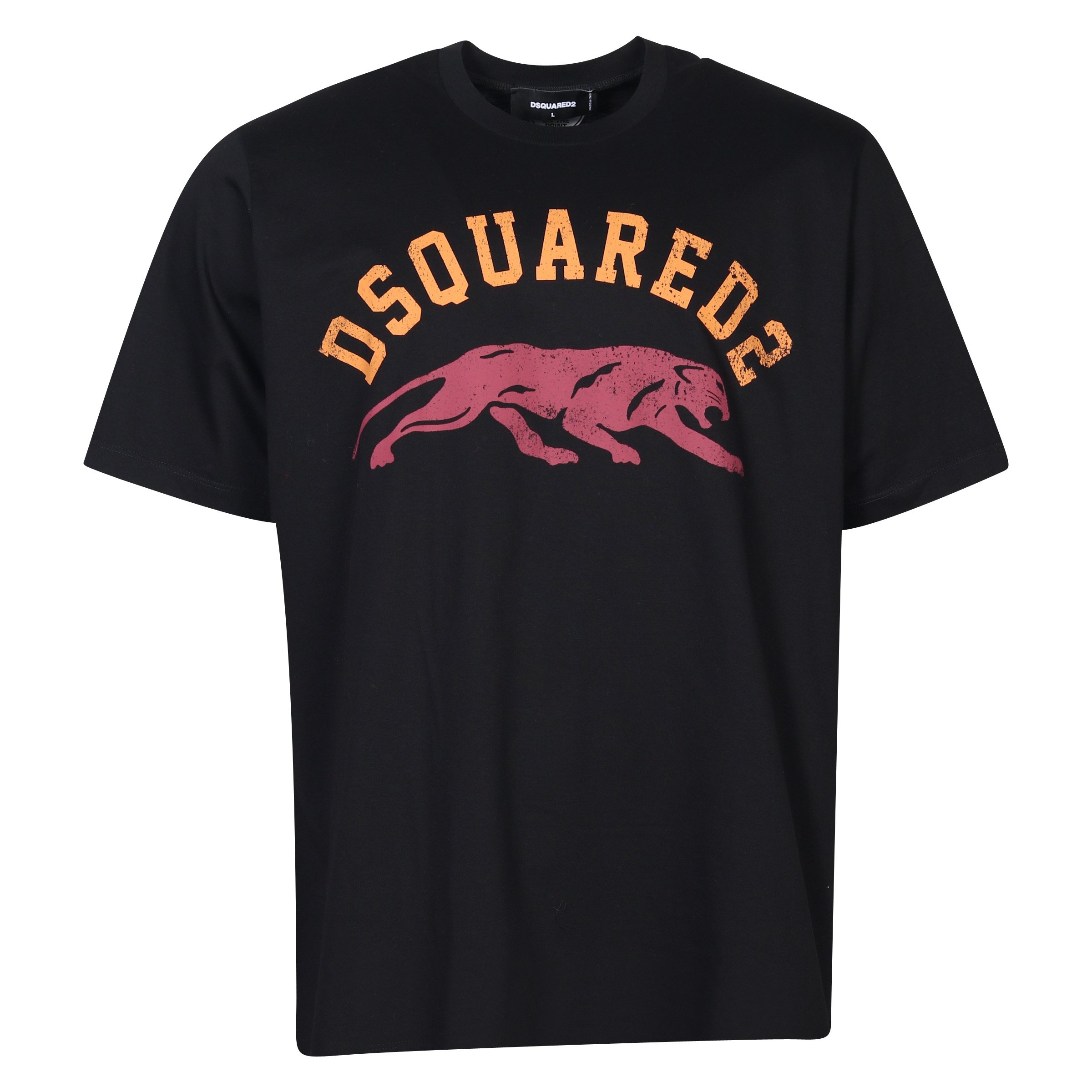 Dsquared T-Shirt Black Printed Dsquared T-Shirt Black Printed