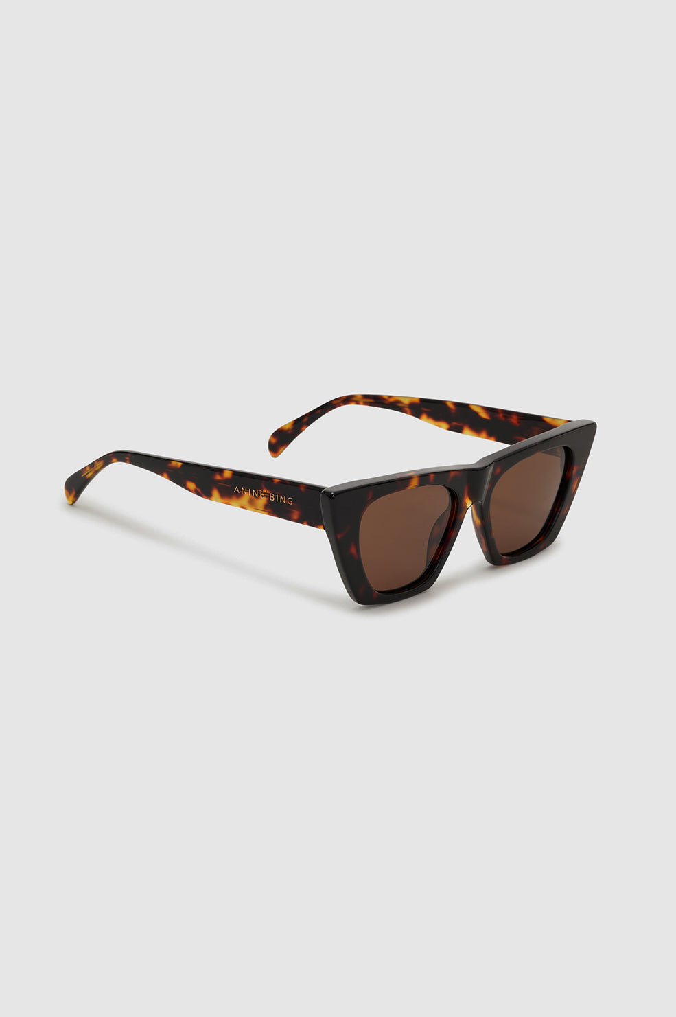 ANINE BING Paris Sunglasses in Dark Tortoise