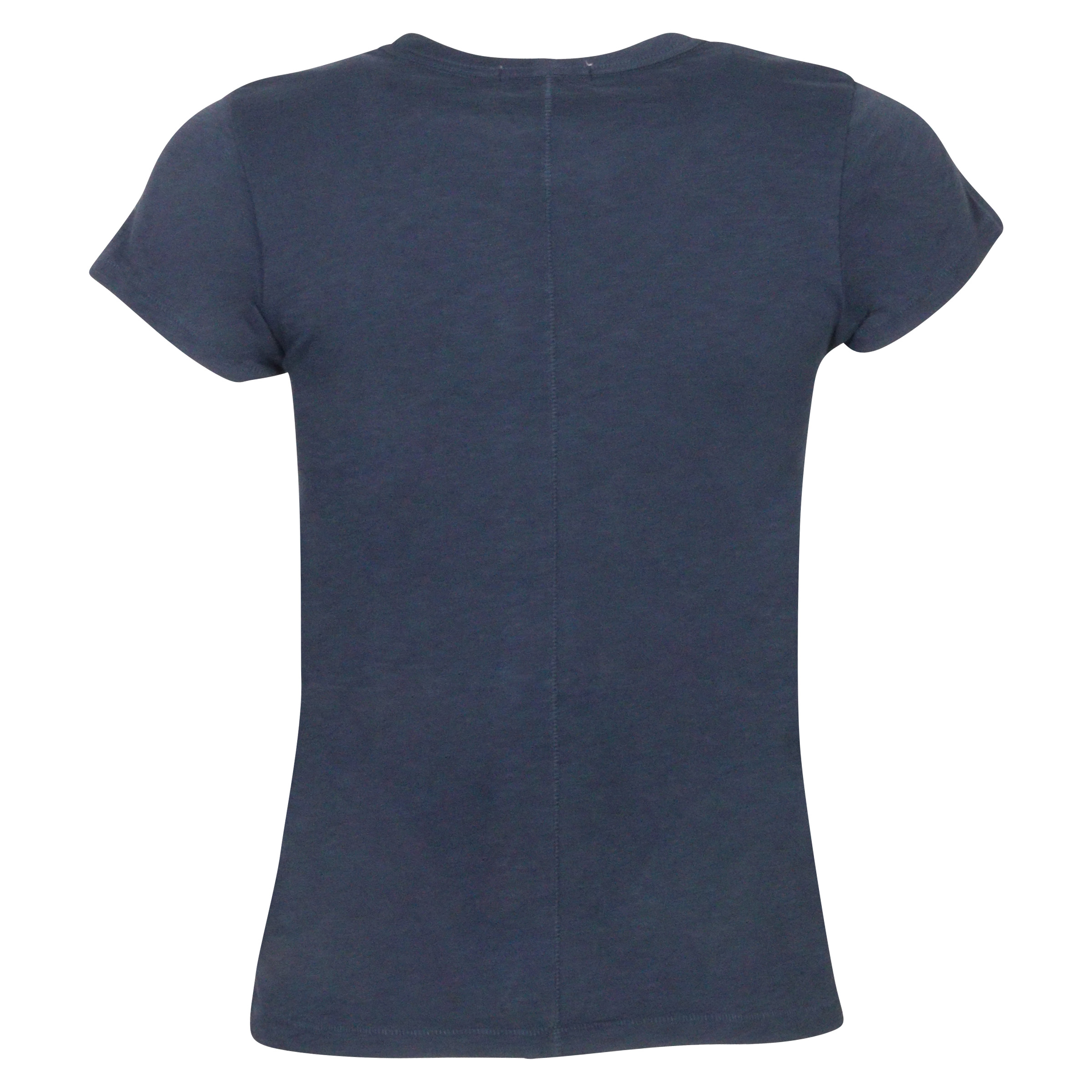 Rag & Bone Slub T-Shirt Blue XS
