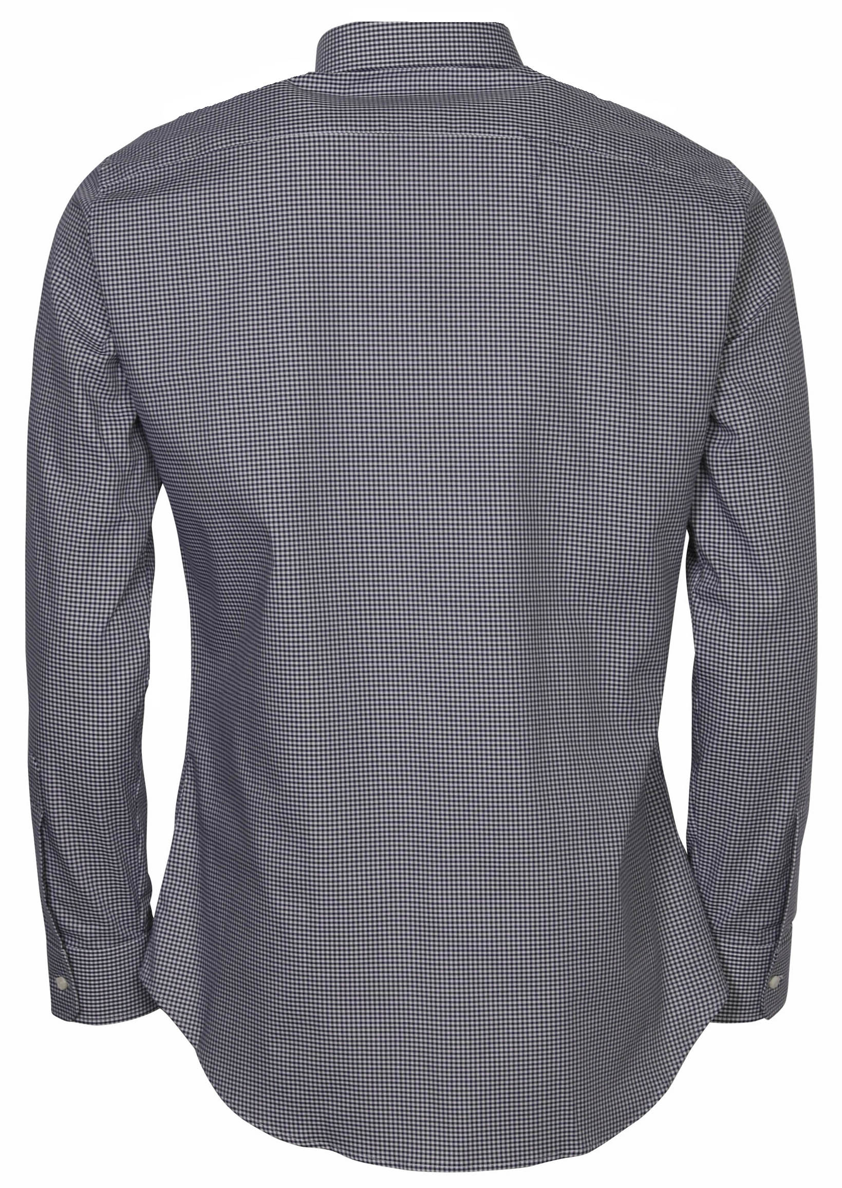 Dsquared Classic Tailored Check Shirt Navy/White