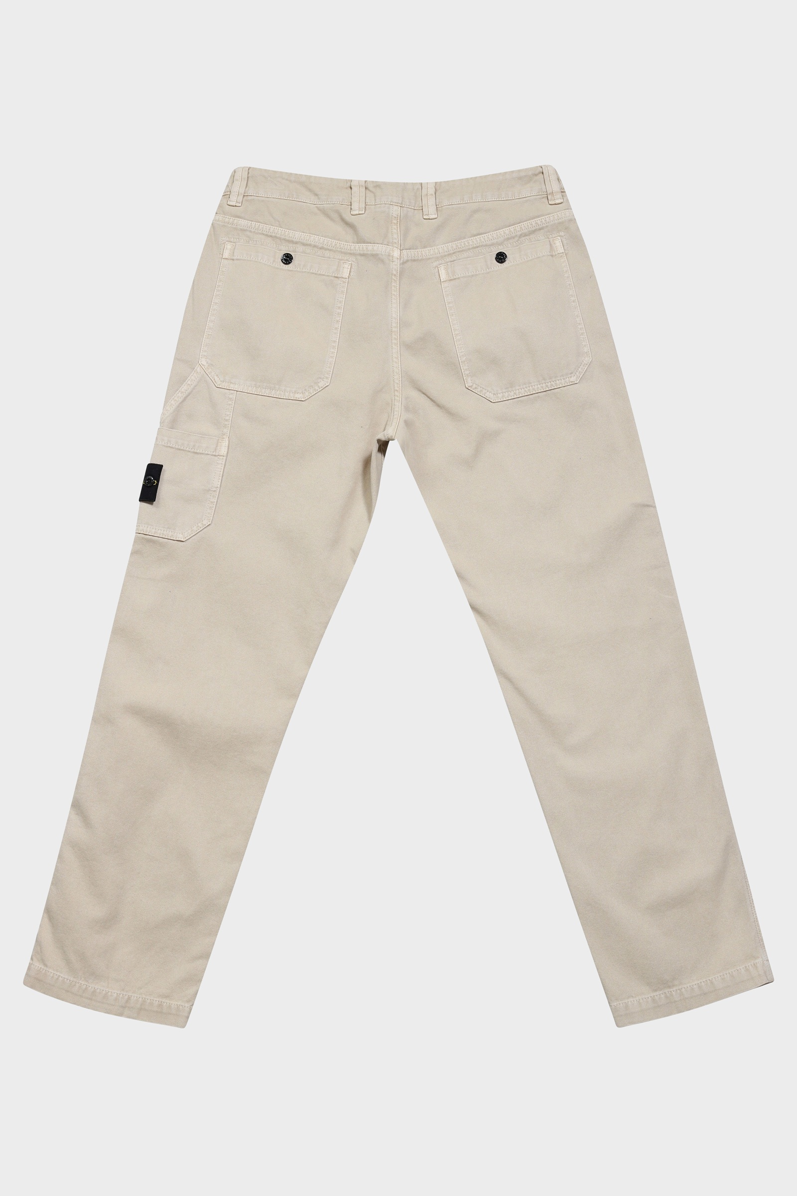 STONE ISLAND Cotton Canvas Pant in Washed Beige