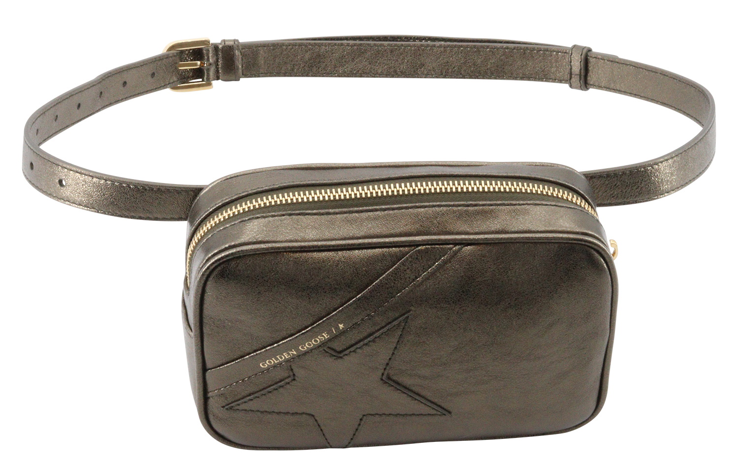Golden Goose Star Belt Bag Metallic