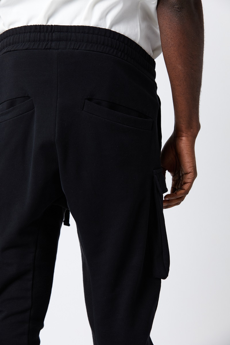 Thom Krom Cargo Sweatpant in Black XL