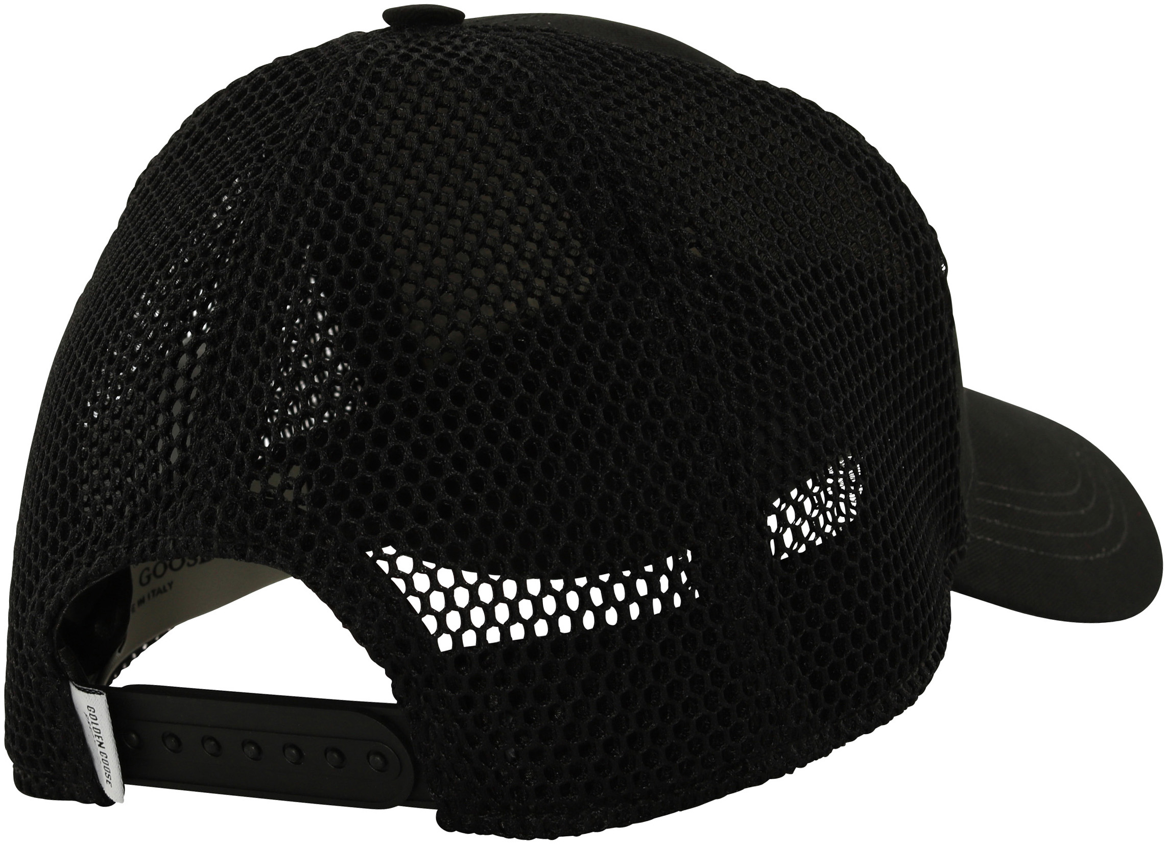 Golden Goose Cap Jace Black/White Embroidery