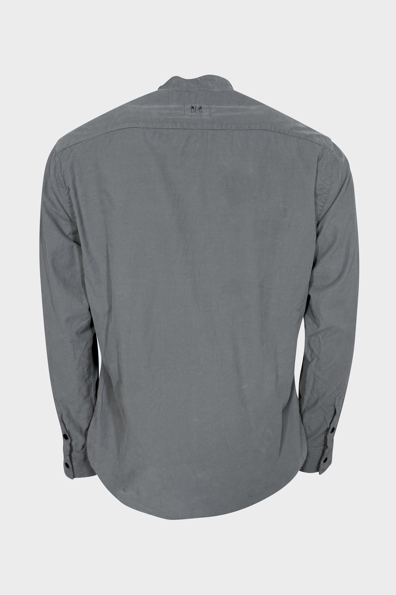 HANNES ROETHER Baby Cord Shirt in Grey