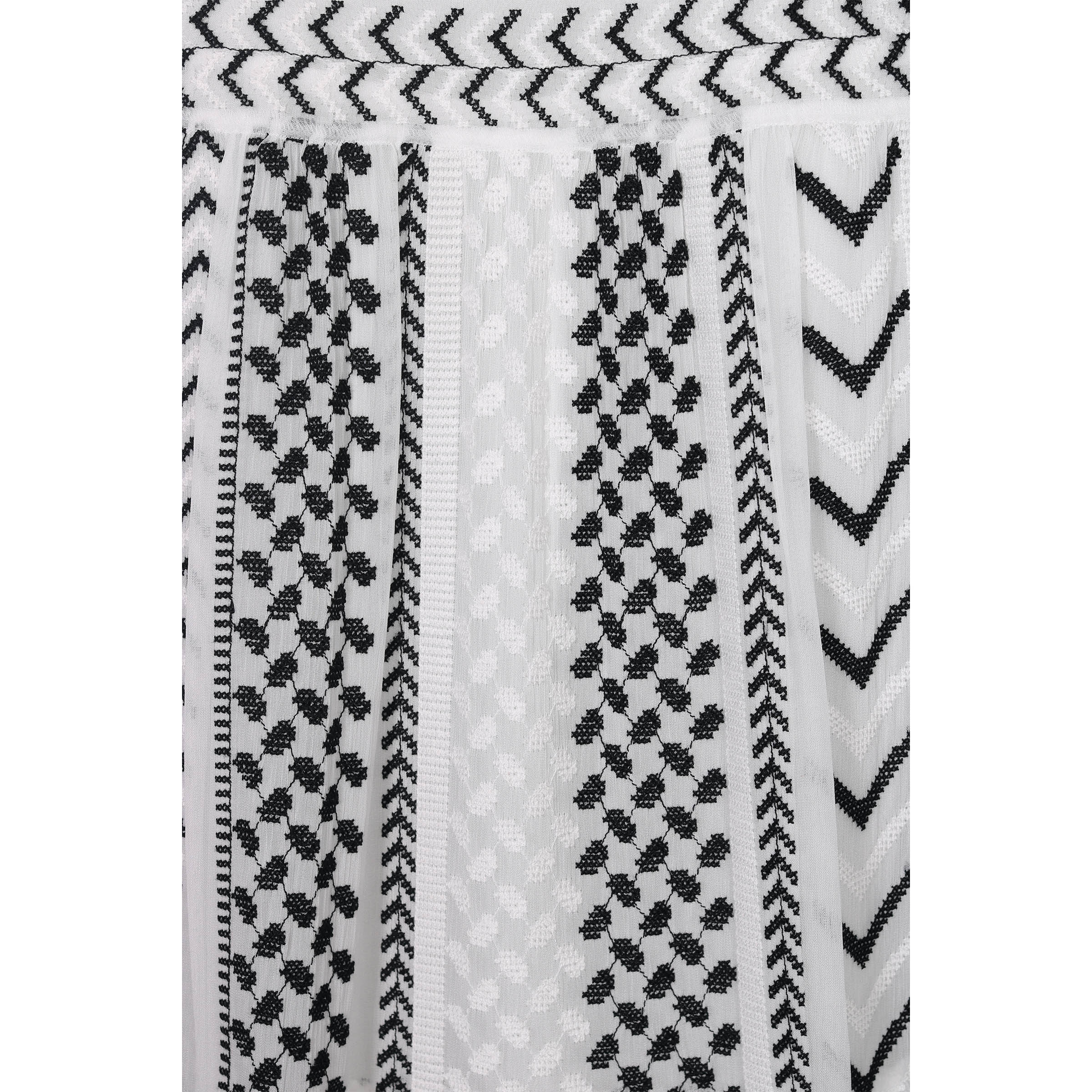 Lala Berlin Dress Dafina X-Stitch Kufiya Black/White