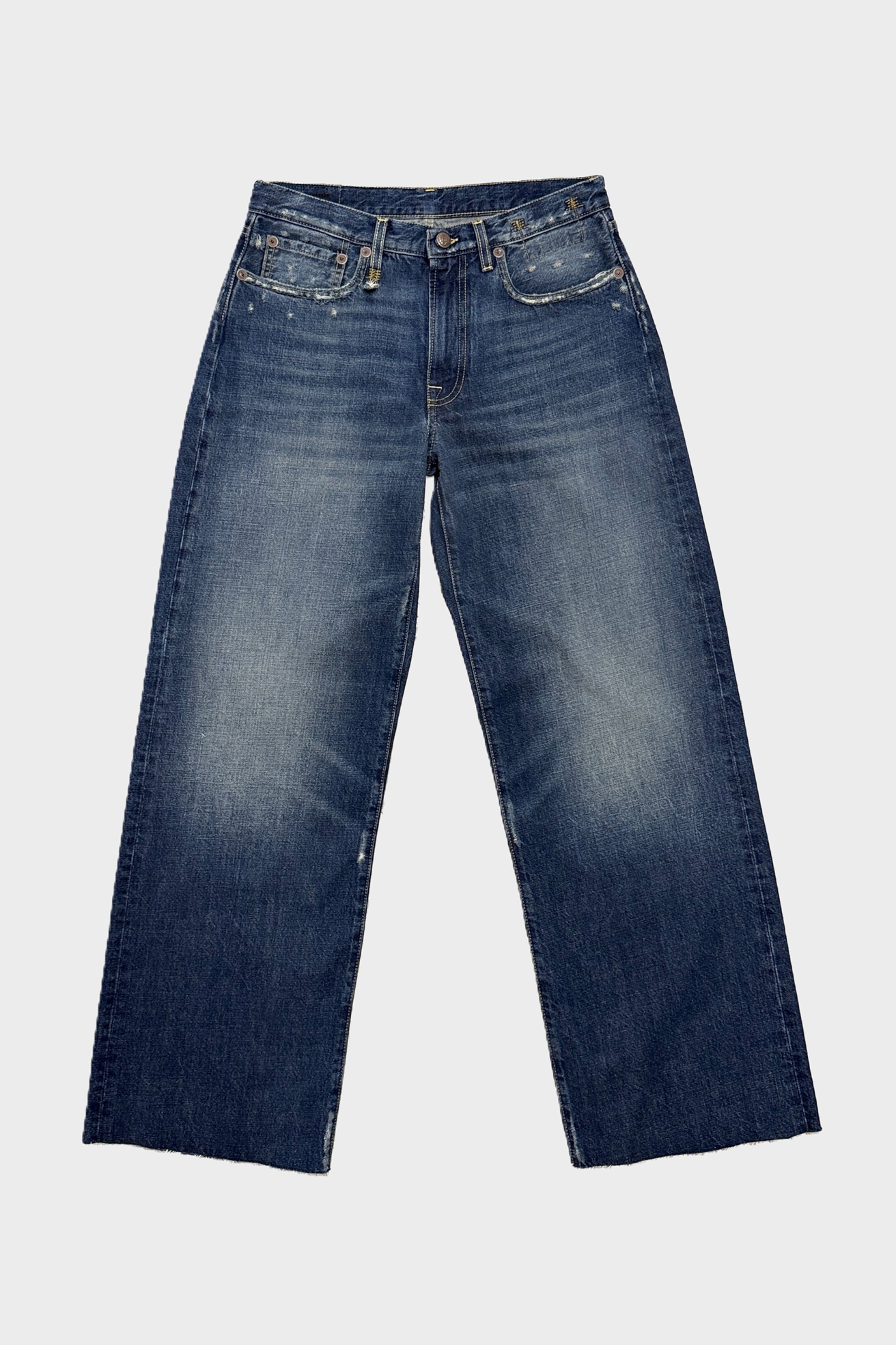 R13 Darcy Loose Jeans in Oasis Blue