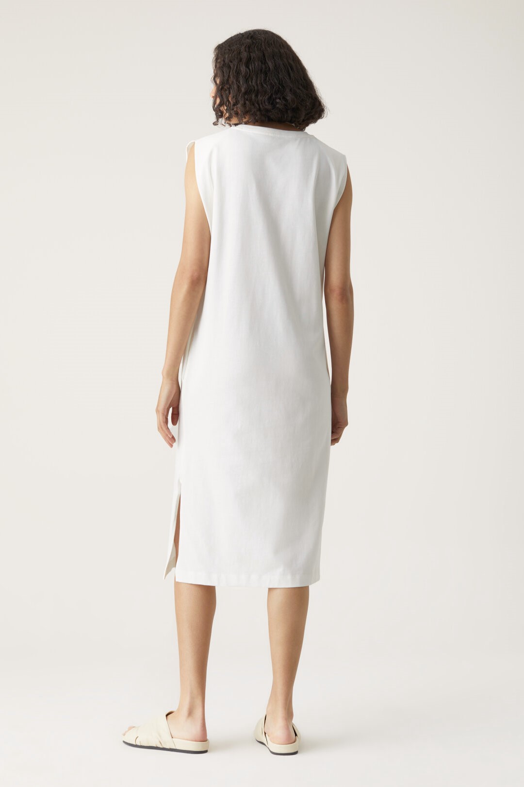 CLOSED T-Shirt Dress in Offwhite