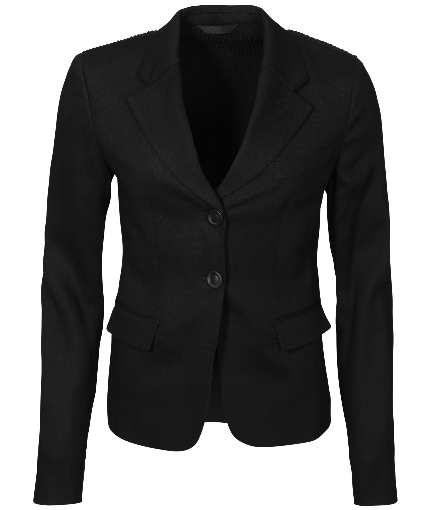 ACNE STUDIOS Fitted Stretch Blazer in Black