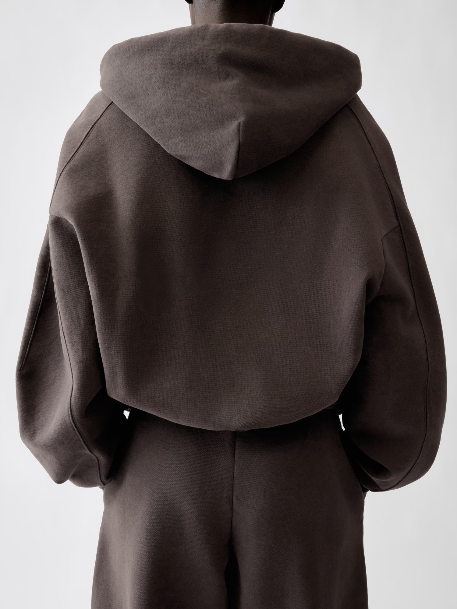 JACQUEMUS Corso Oversize Hoodie in Dark Brown