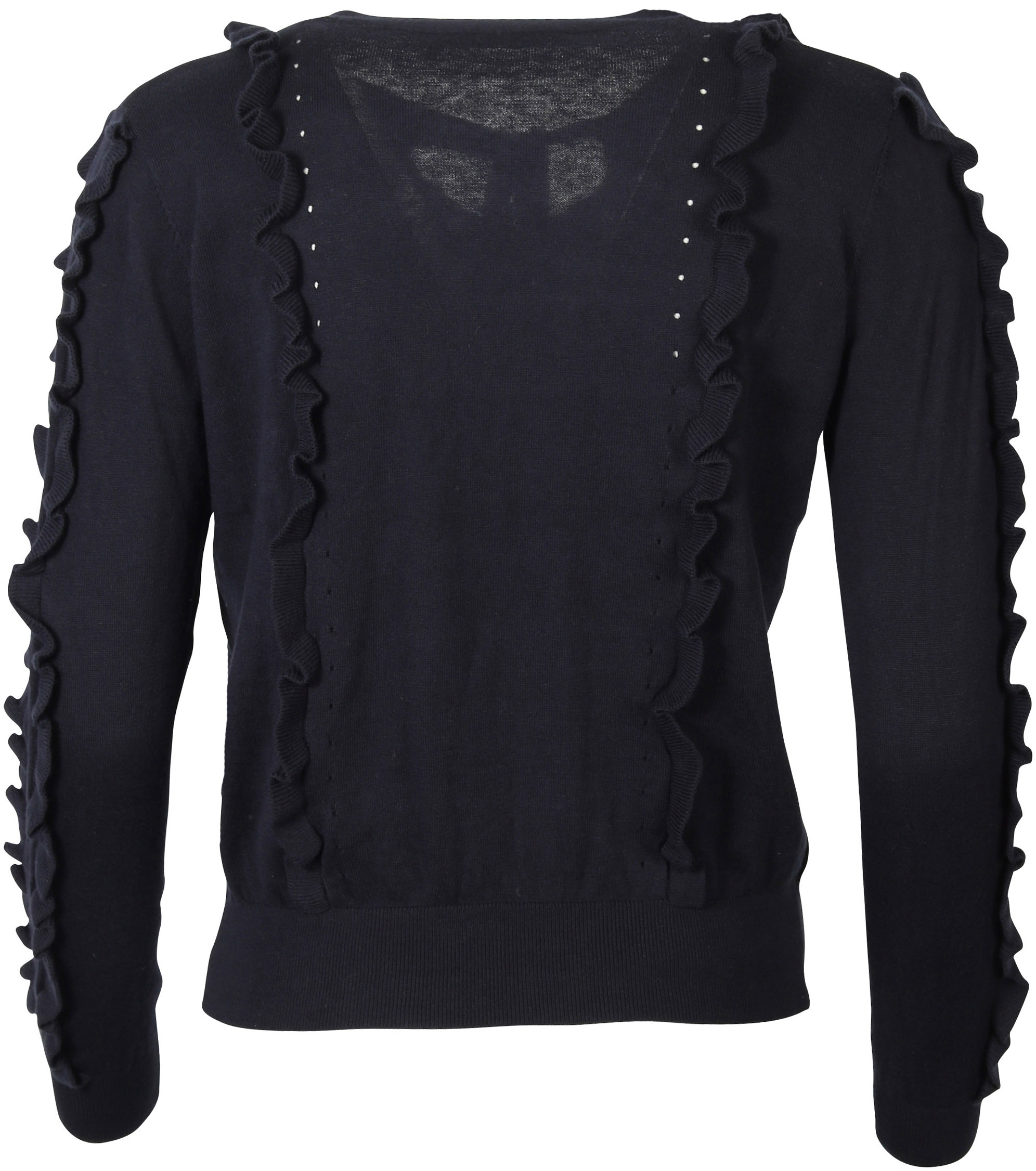 Summum Knit Bow Neck Pullover Night Blue L