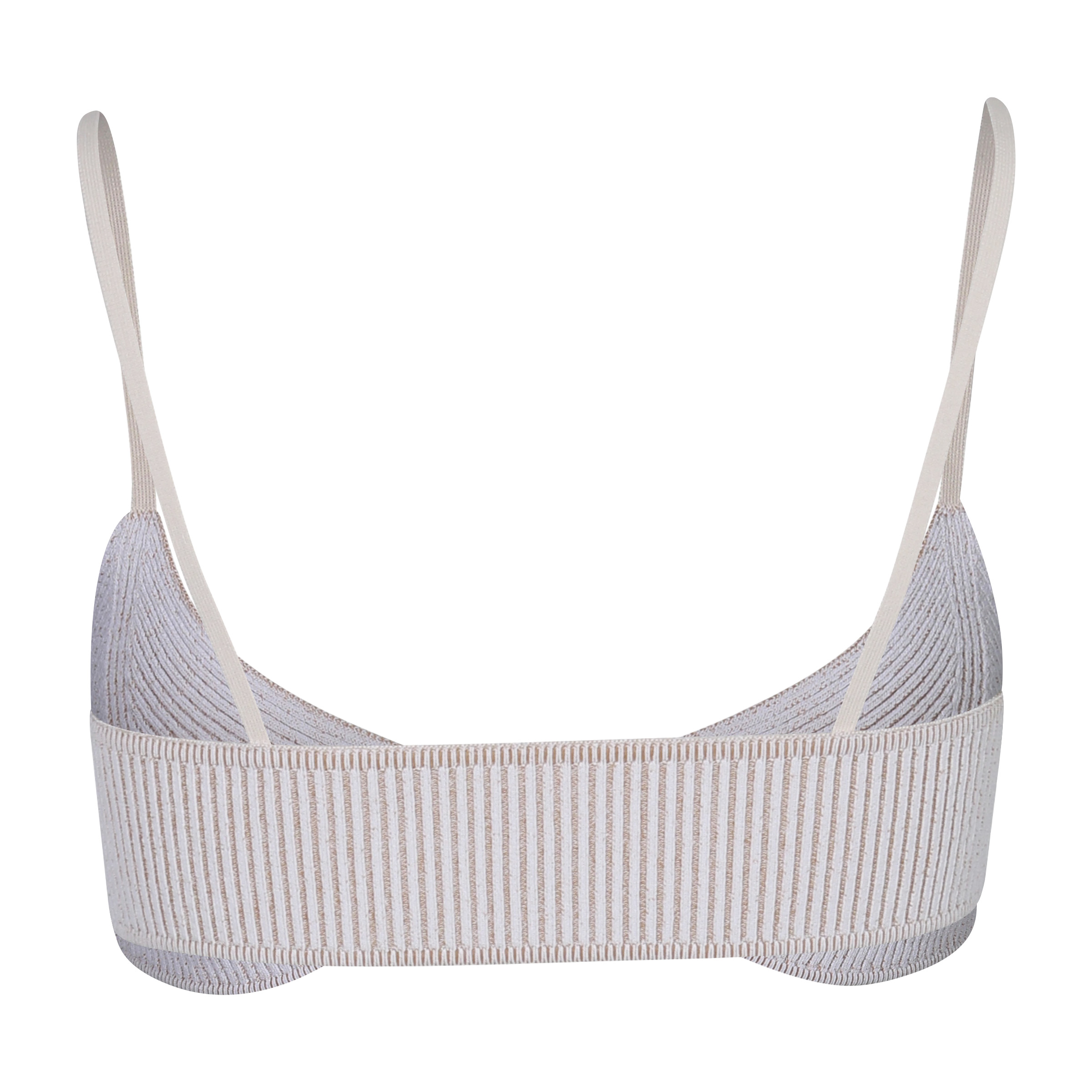 Anine Bing Knit Bra Cora Ivory/Camel S