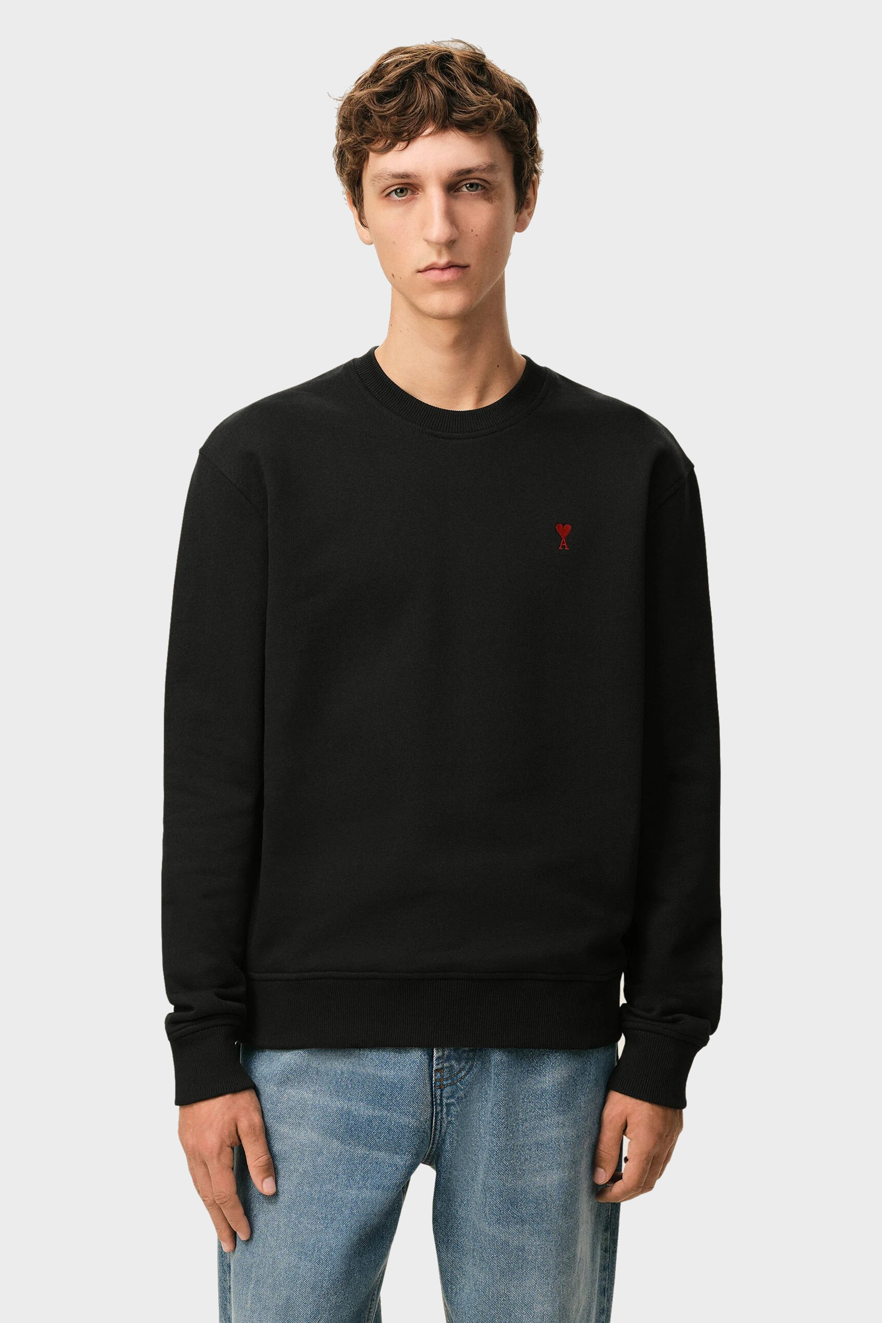 AMI PARIS de Coeur Sweatshirt in Black