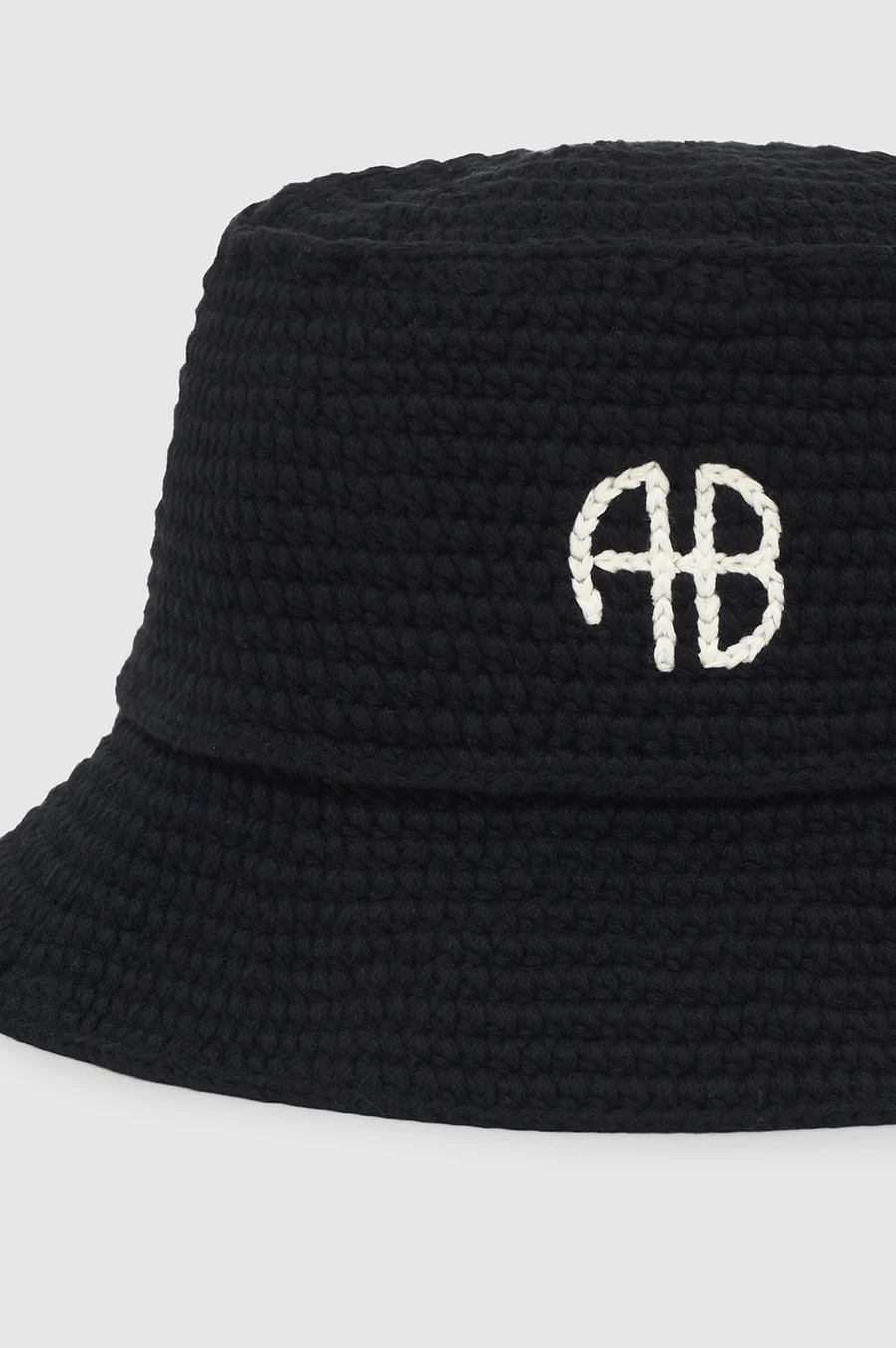 ANINE BING Darra Bucket Hat in Black XS/S