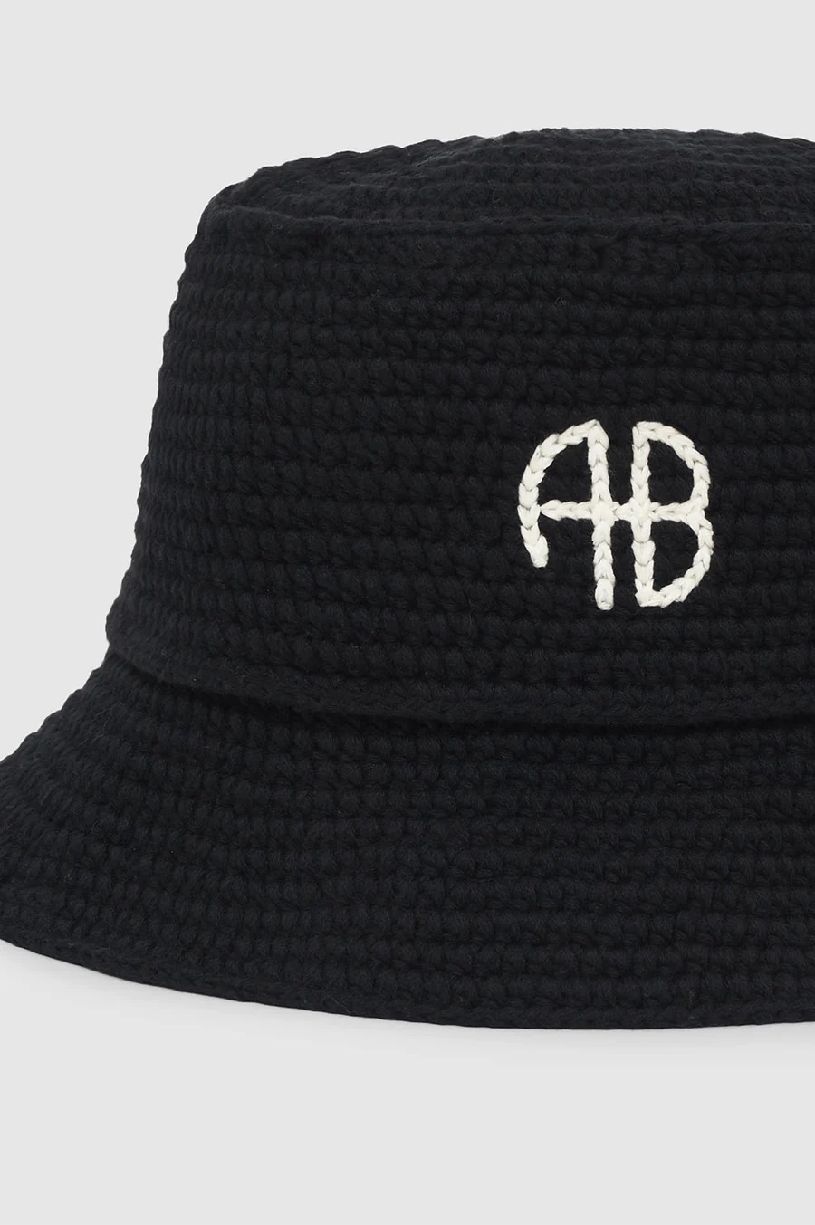 ANINE BING Darra Bucket Hat in Black M/L