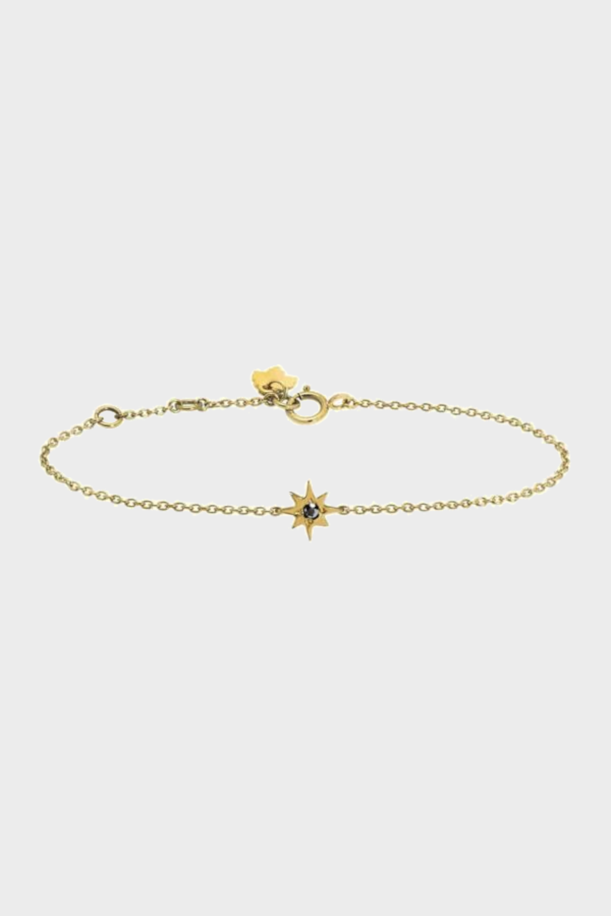 FEIDT PARIS Sun Bracelet 14K Gold with 1 Grey Sapphire