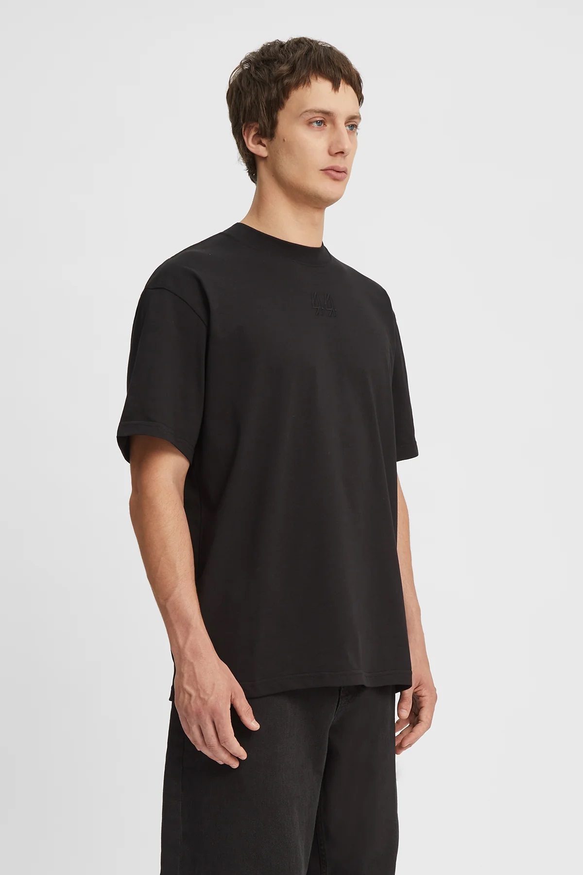 44 LABEL GROUP Original T-Shirt in Black/Neon Print 2XL