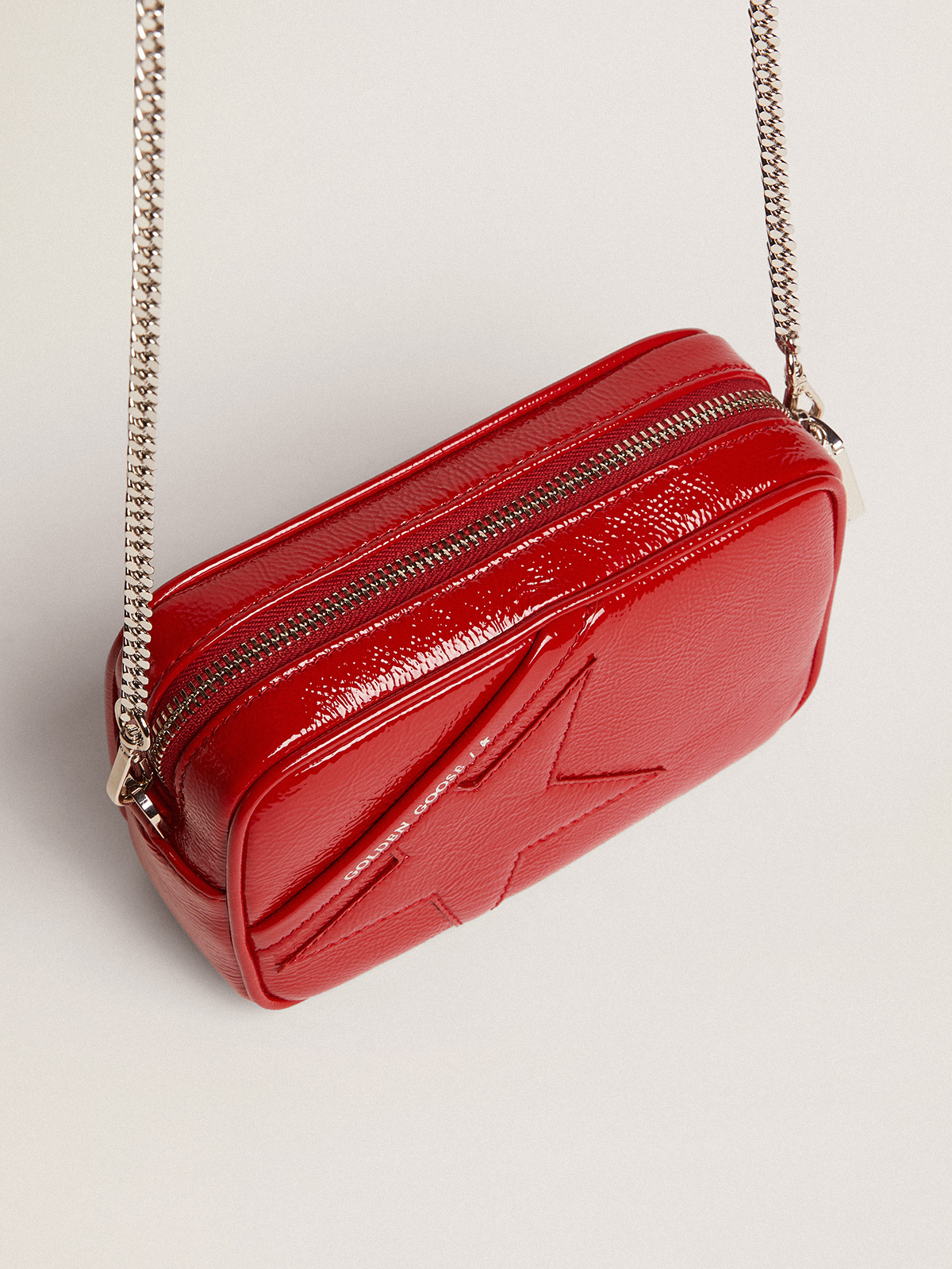 Golden Goose Mini Star Bag Naplack in Red