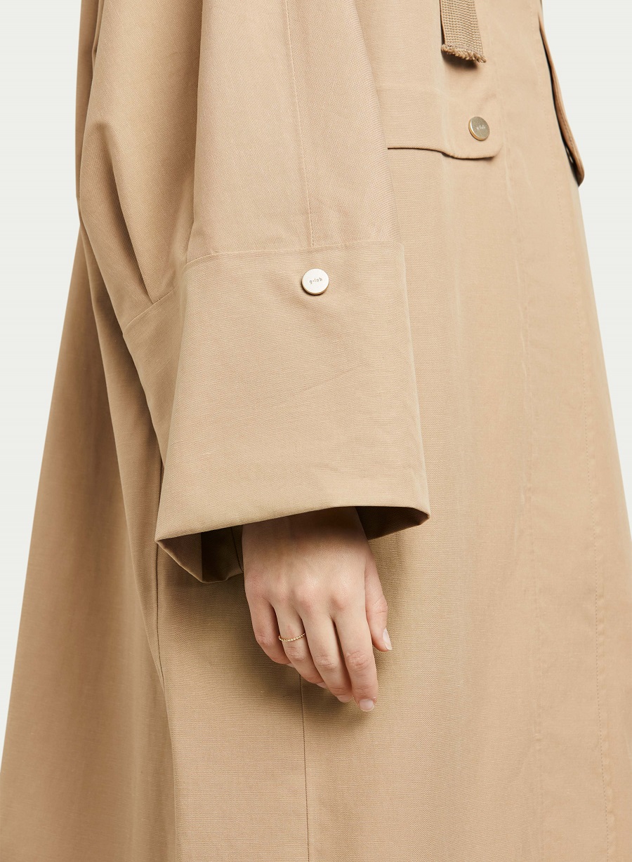 G-LAB Waterproof Coat Milla in Sand XS