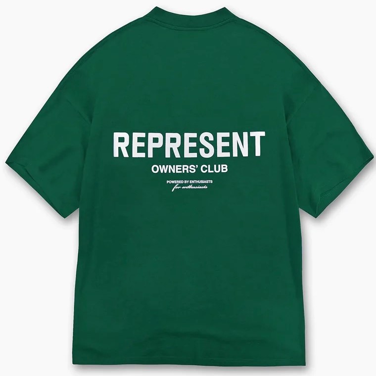 Represent Owners Club T-Shirt in Racing Green S