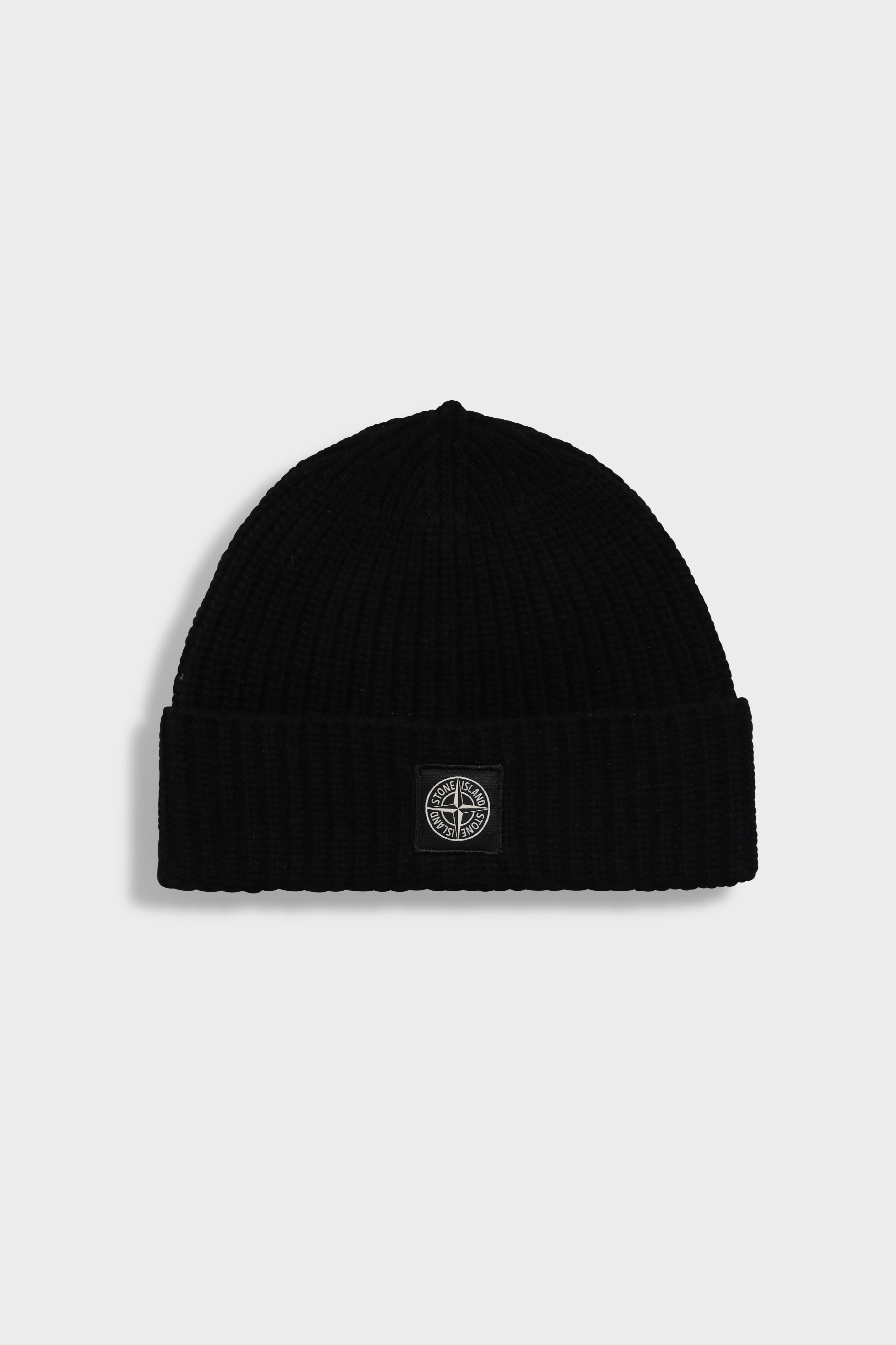 STONE ISLAND Knit Beanie in Black