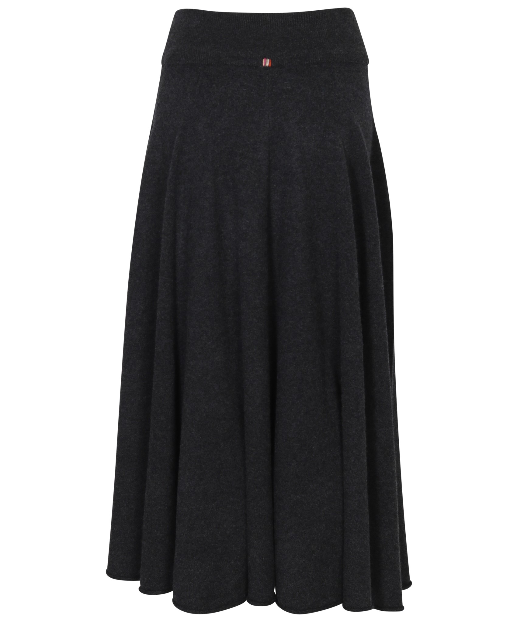 EXTREME CASHMERE Skirt Twirl No°313 in Dark Grey Melange