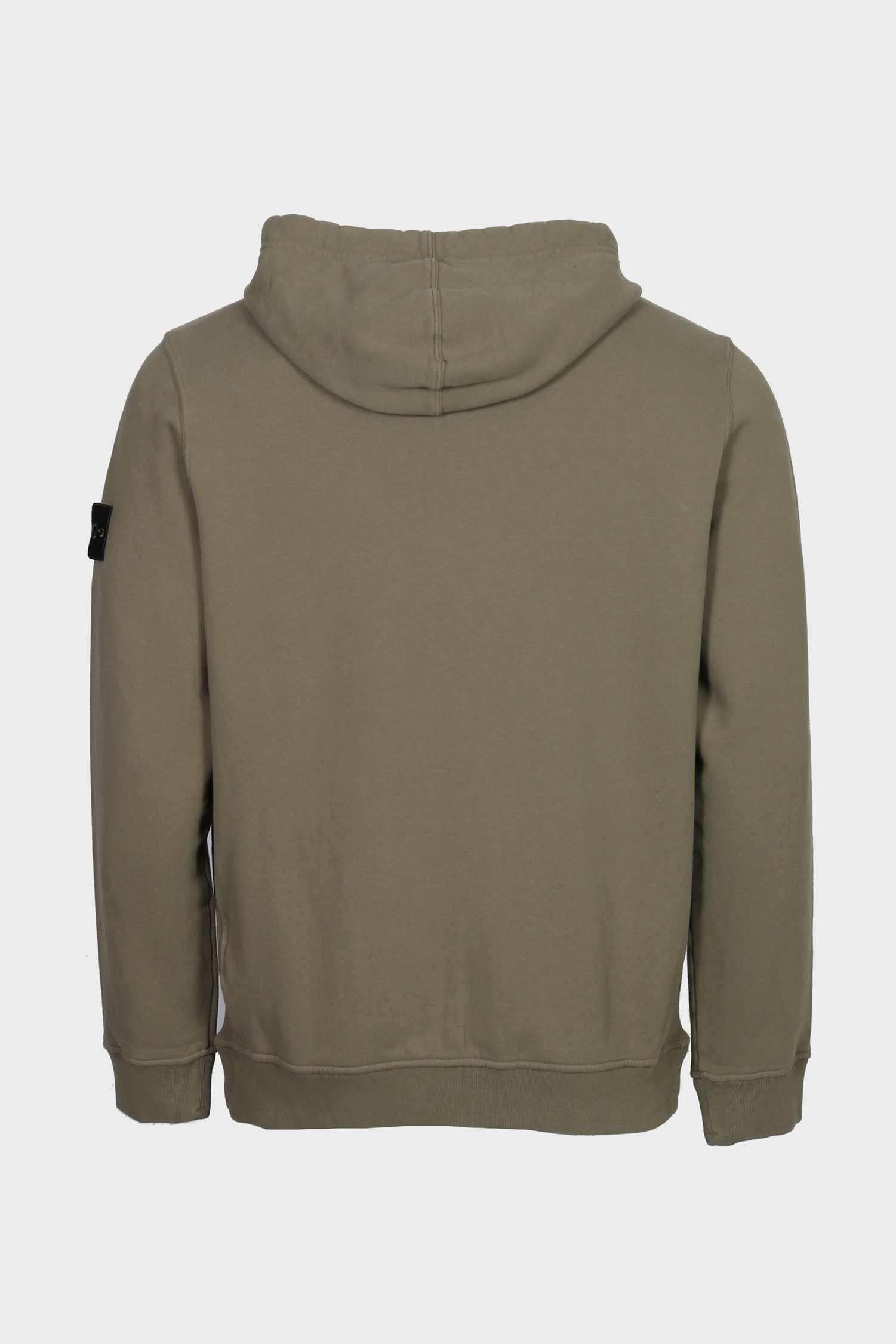 STONE ISLAND Loose Fit Zip Hoodie in Light Olive XXL