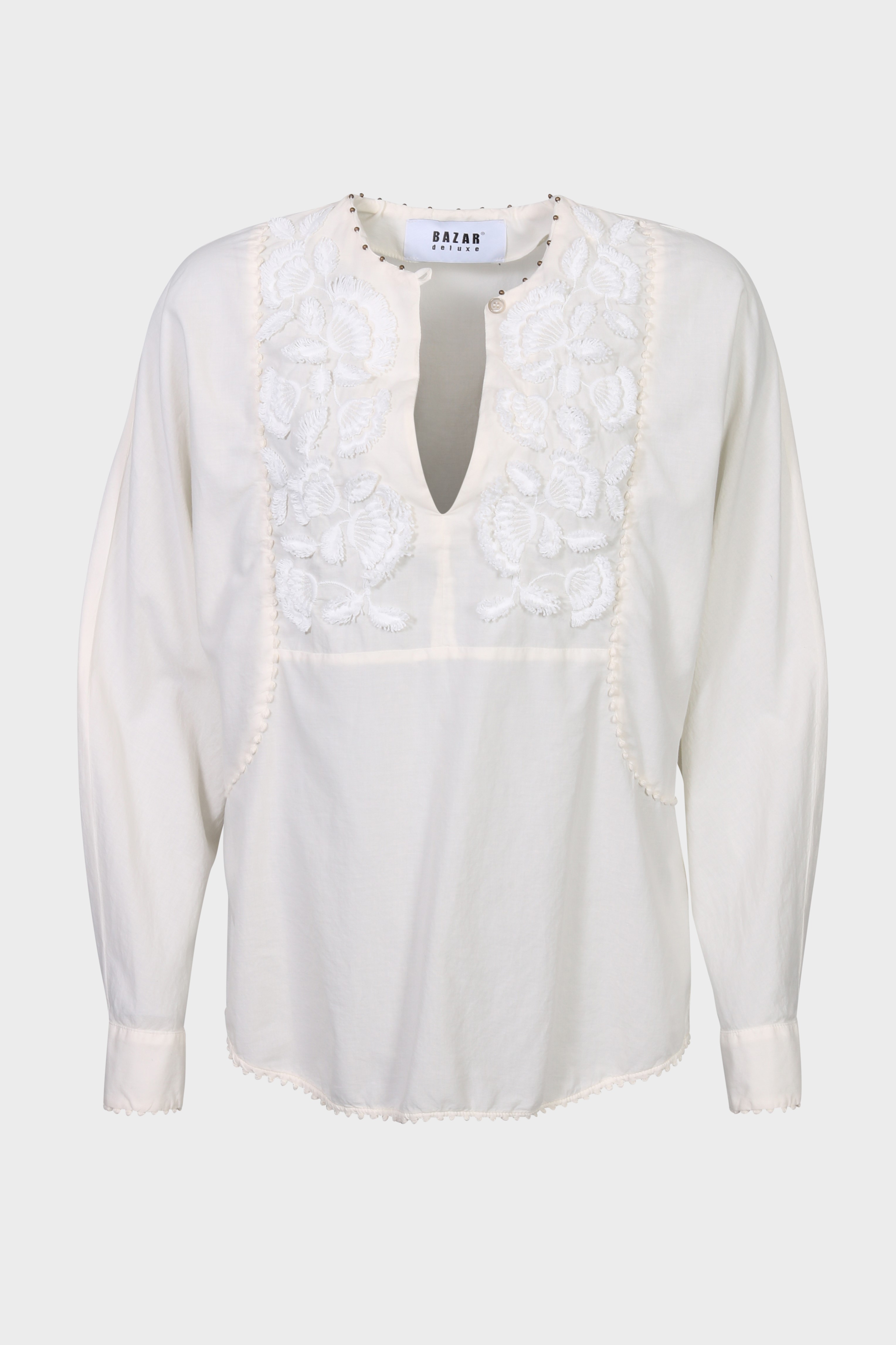 BAZAR DELUXE Cotton Blouse in Ivory