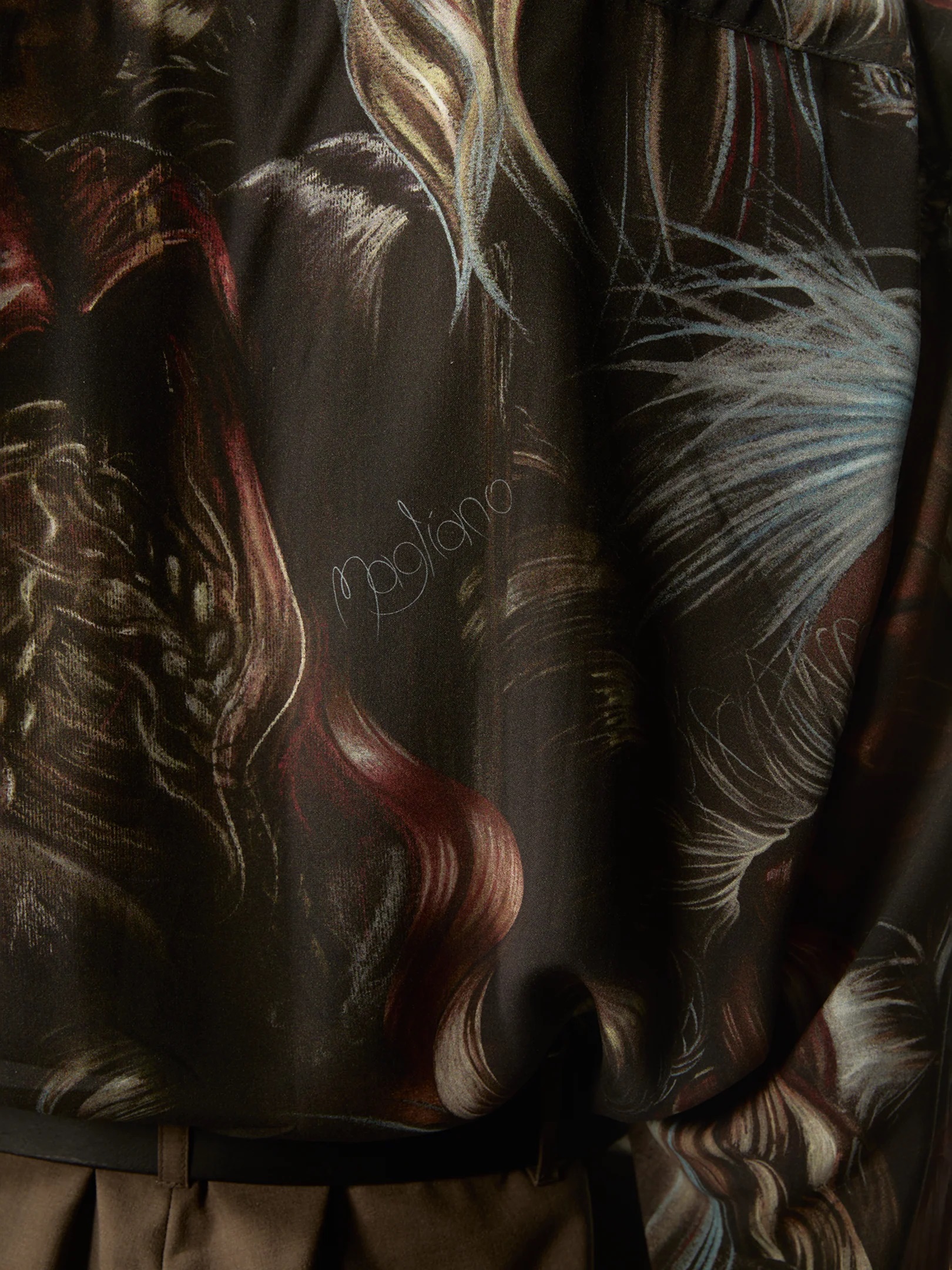 MAGLIANO Viscose Shirt in Brown Mix