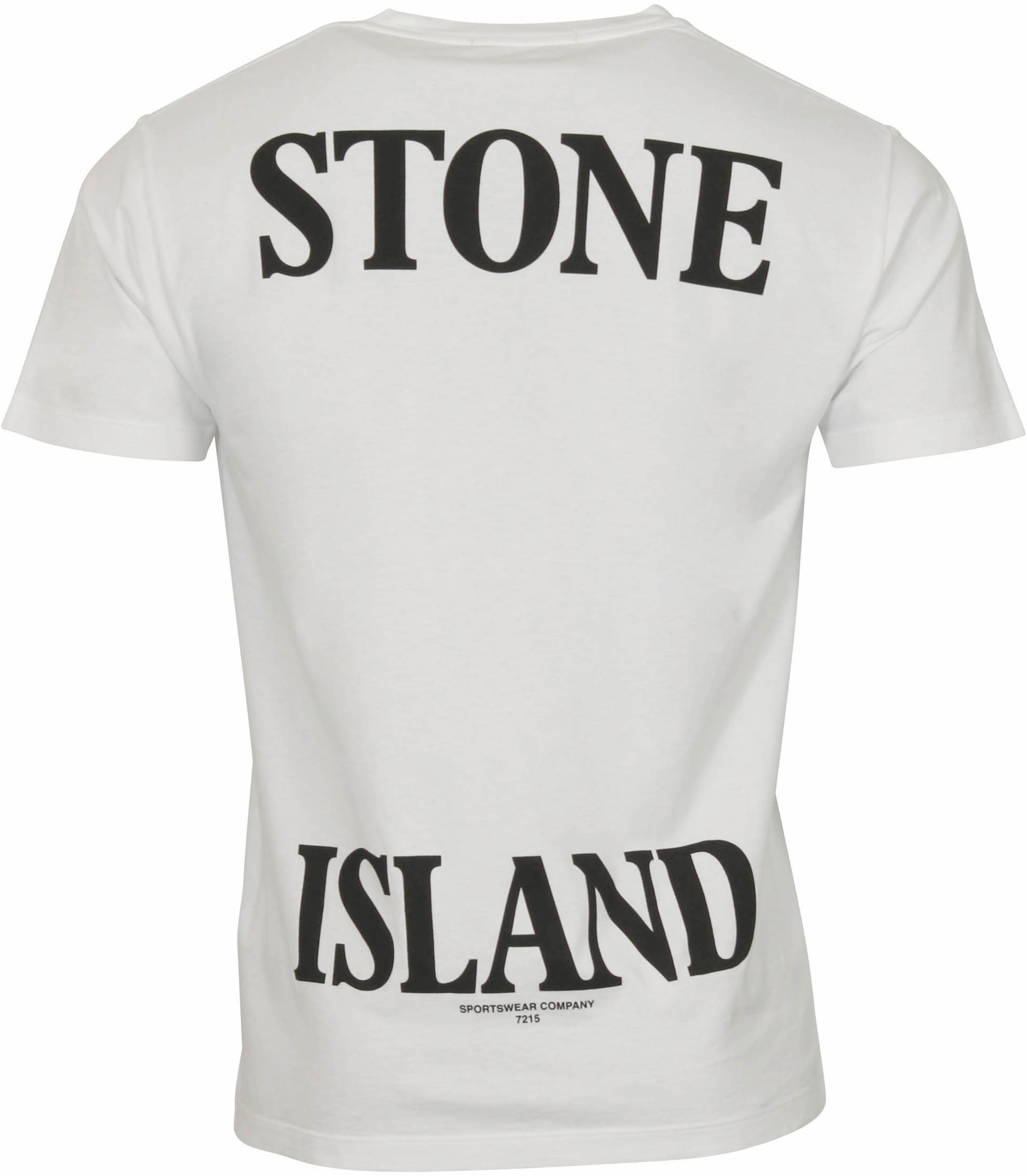 Stone Island T-Shirt White Printed/Stitched M
