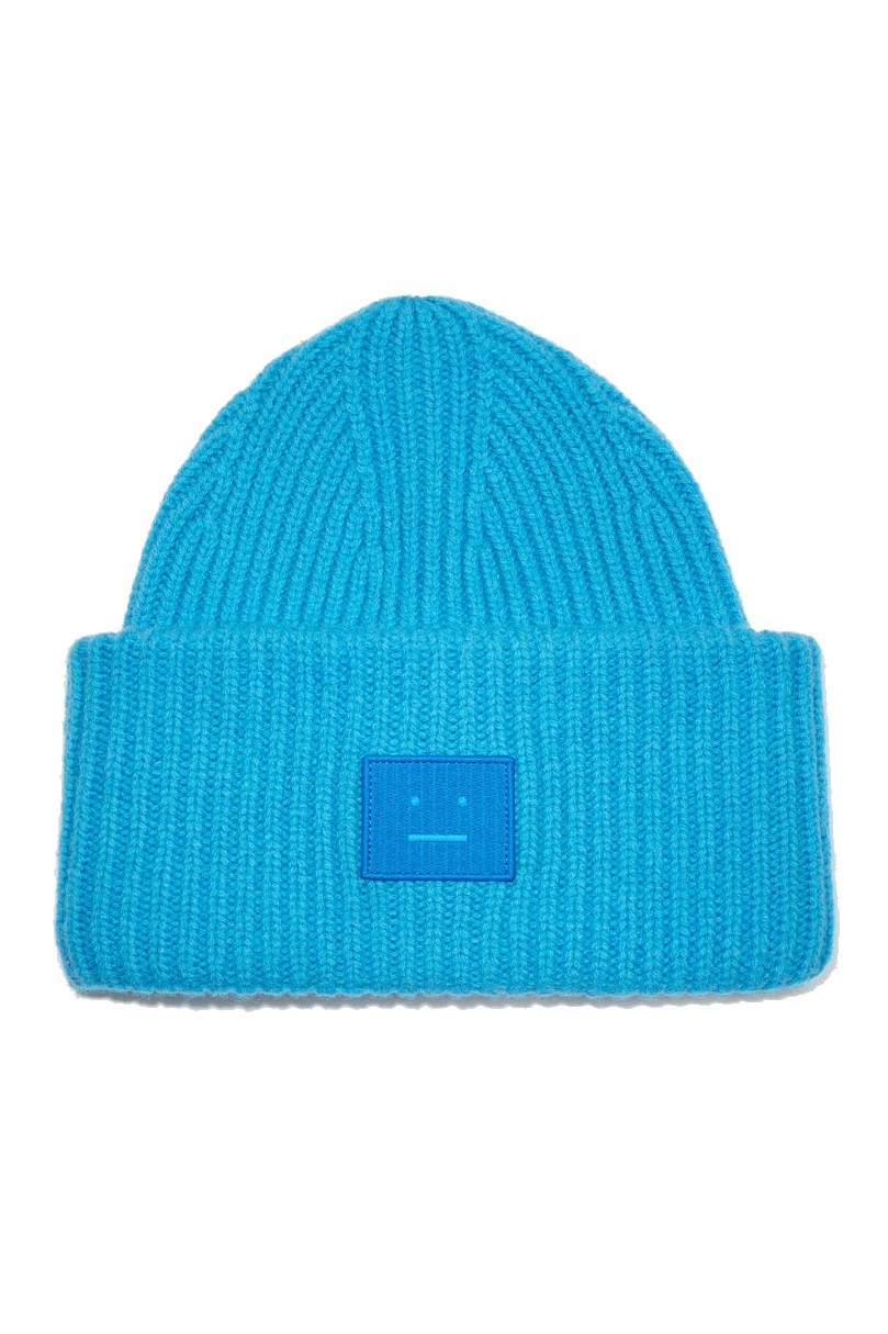 Acne Studios Knit Cap Pansy in Sapphire Blue