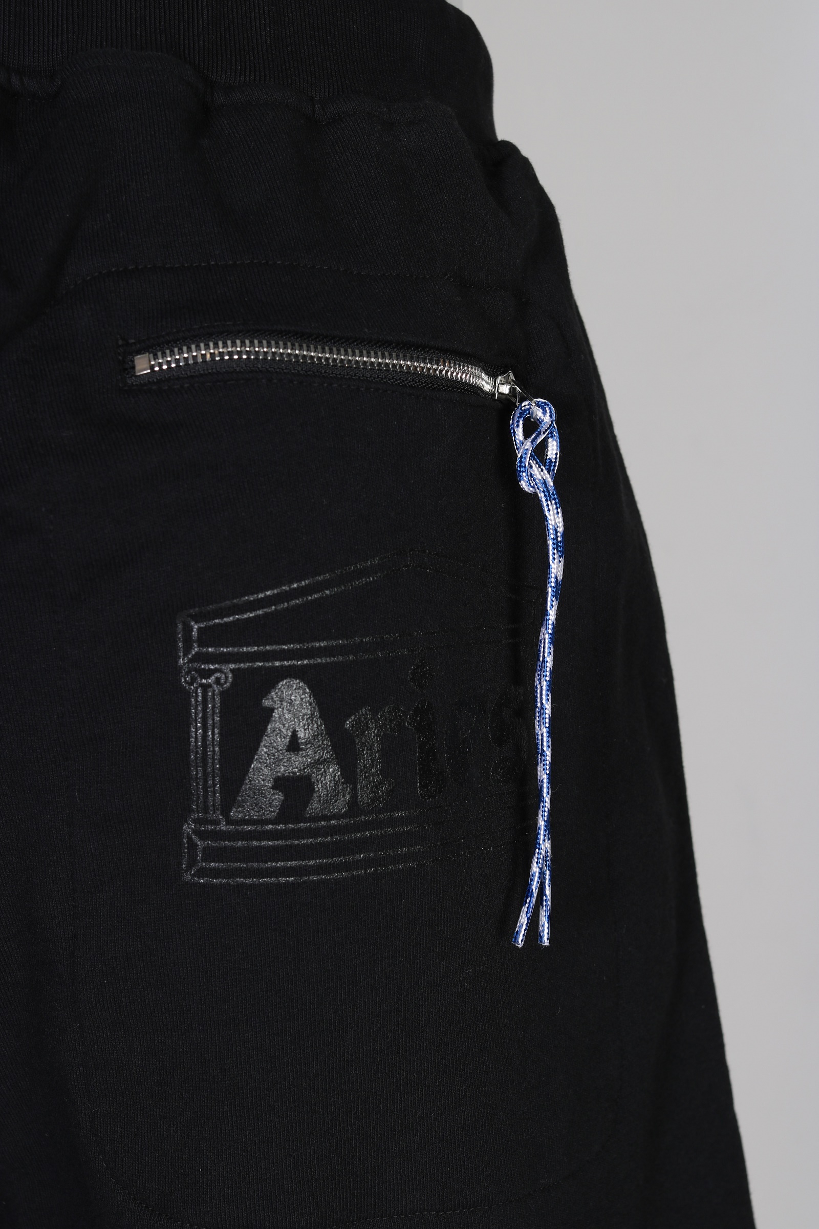 Unisex Aries Premium Temple Sweatshort in Black