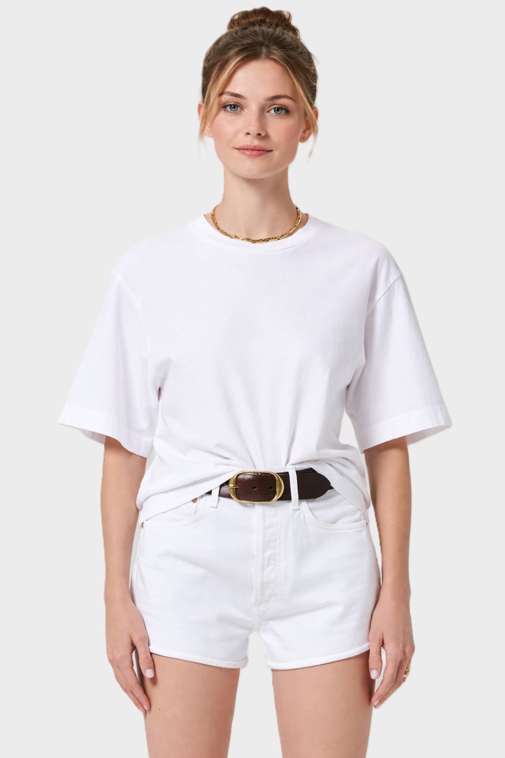 CITIZENS OF HUMANITY Goldie Tee in Soft White XL