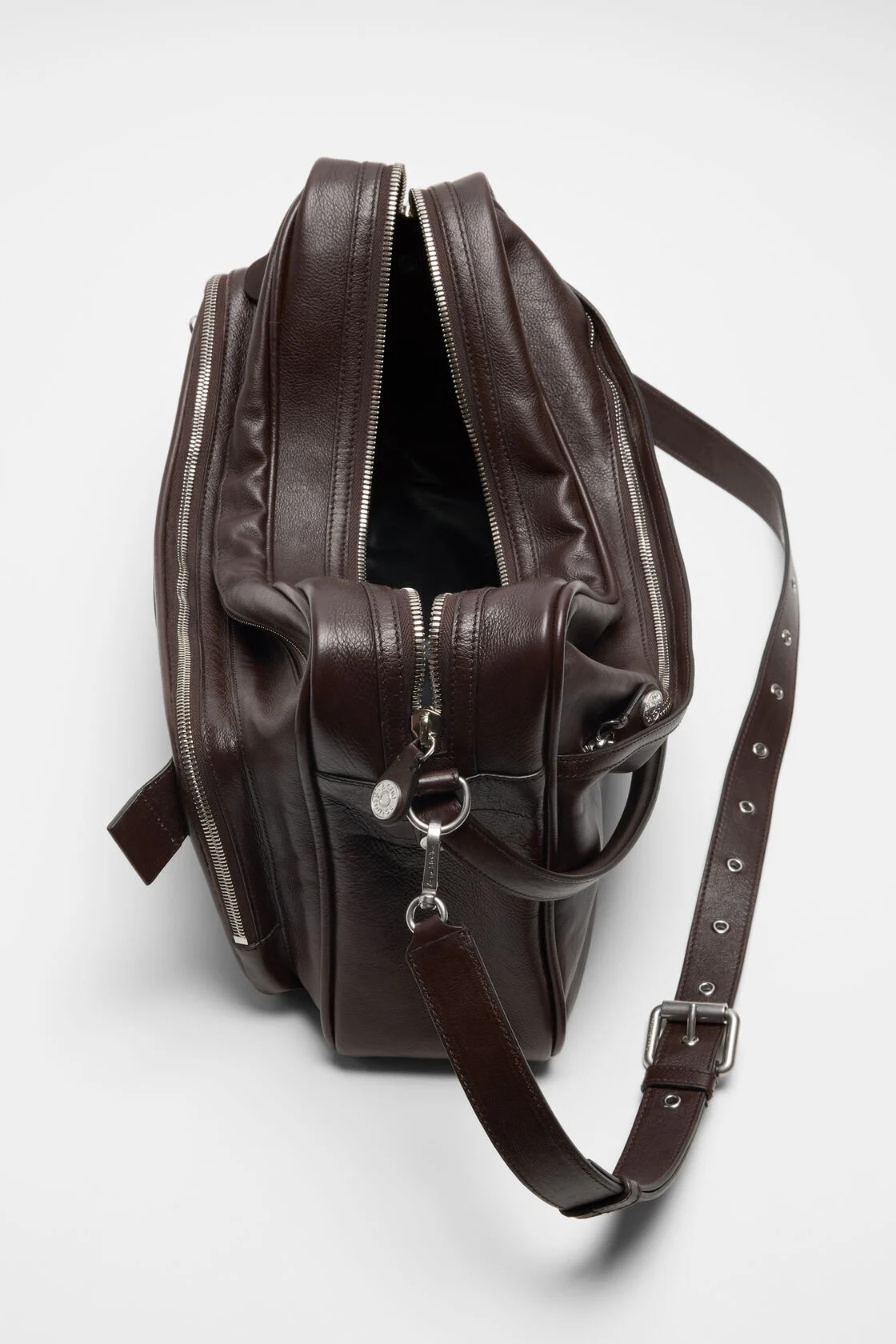 ACNE STUDIOS Camero Camera Bag in Chocolate Brown