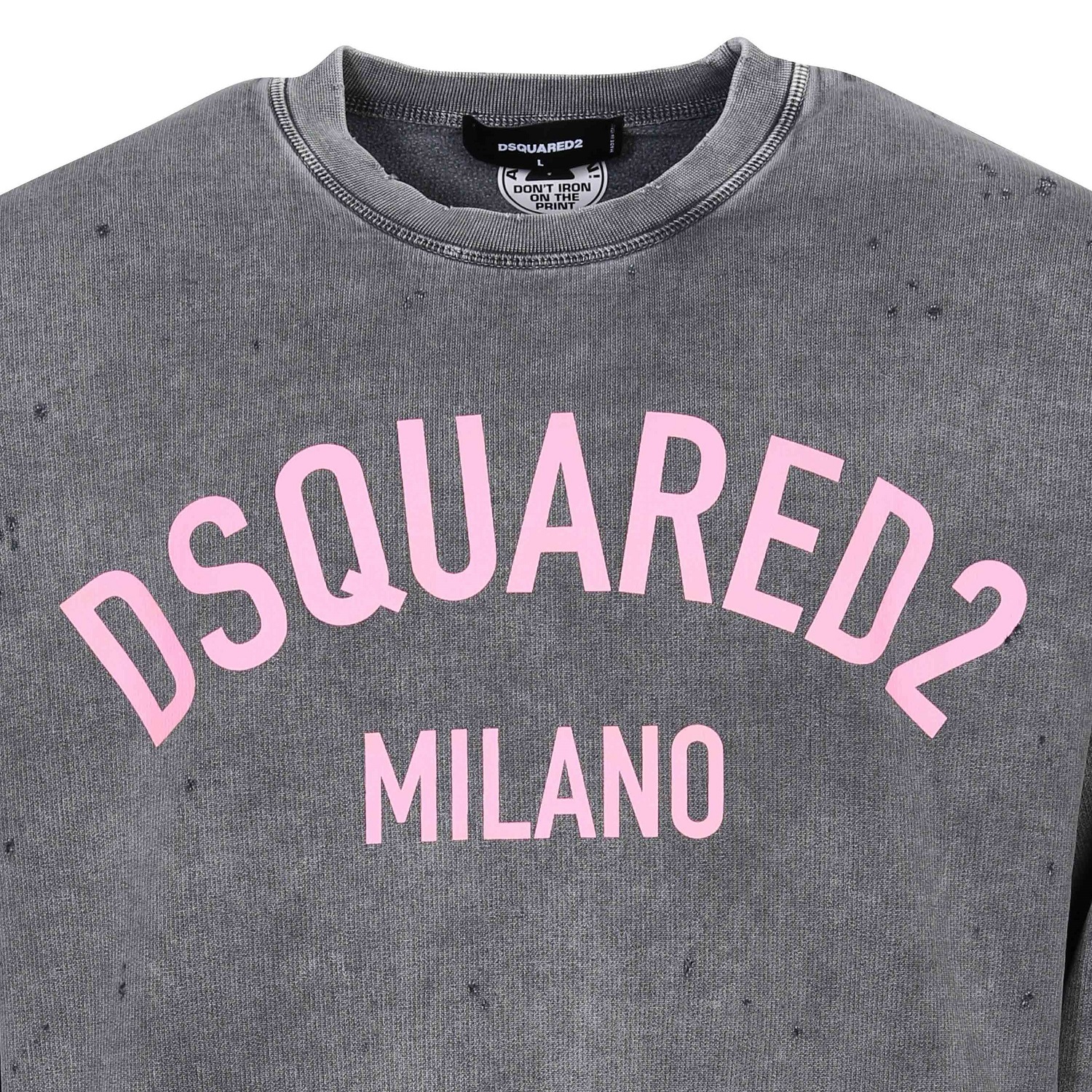 Dsquared D2 Milano Sweater in Vintage Grey