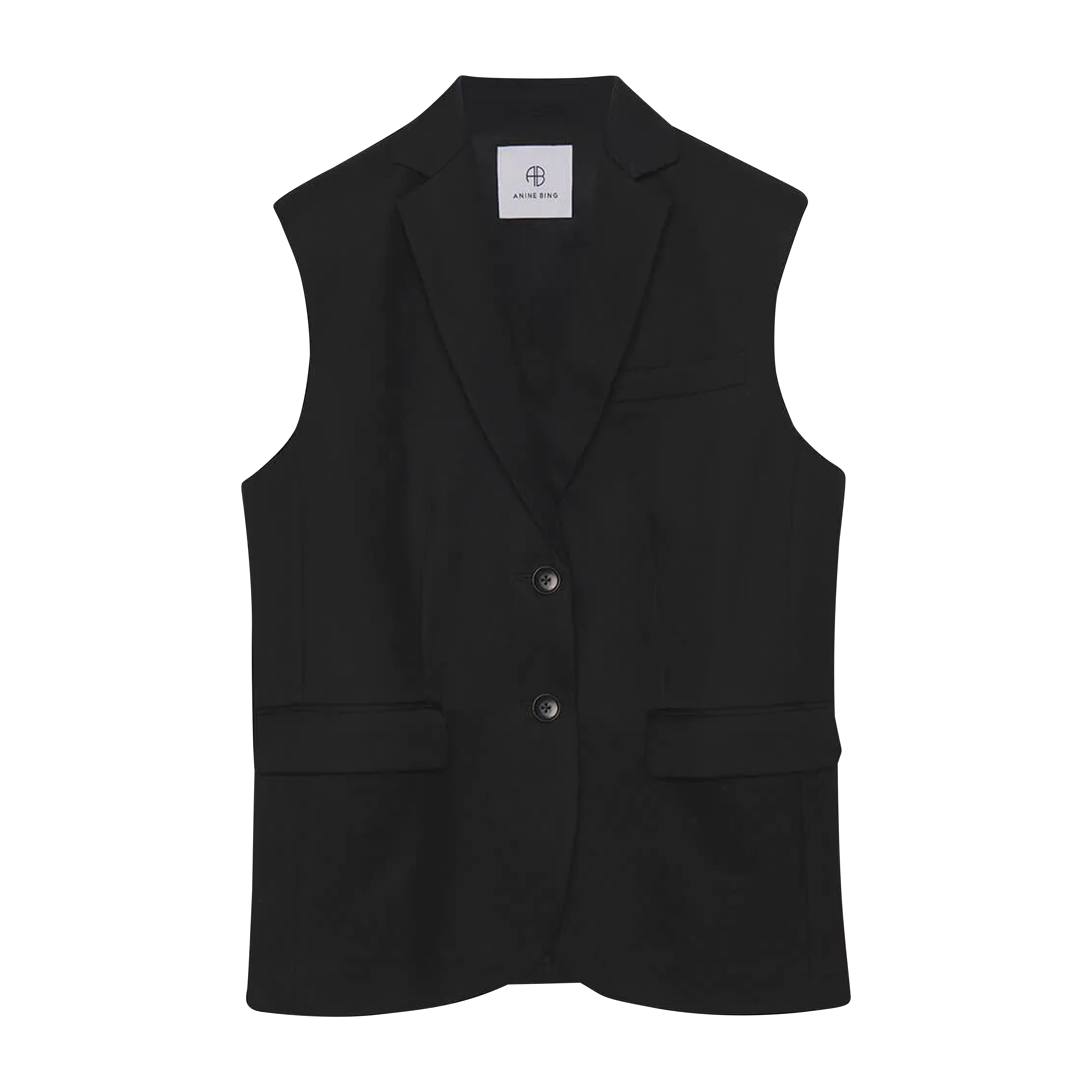 Anine Bing Tay Vest in Black