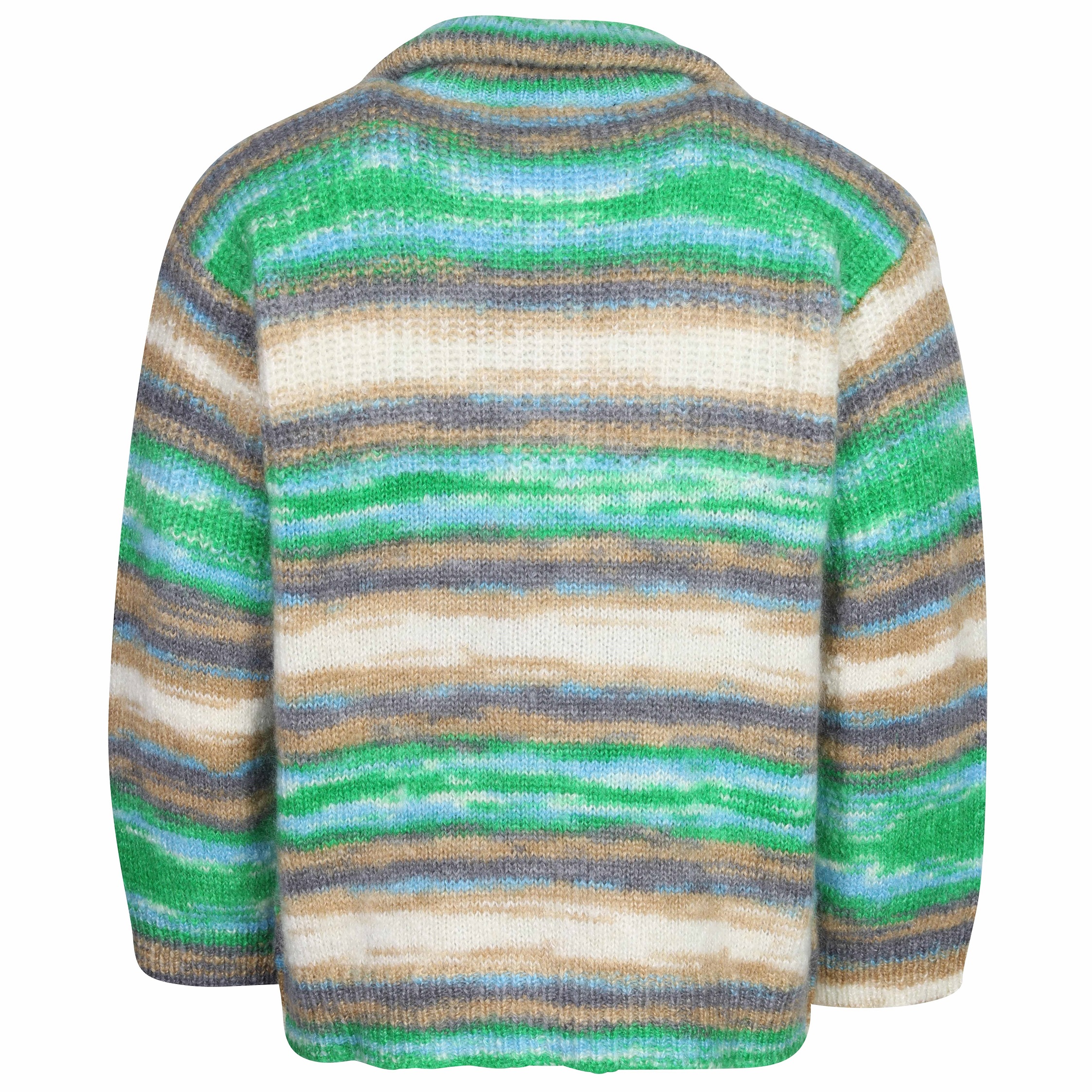 Roberto Collina Knit Cardigan Multicolor Verde 50