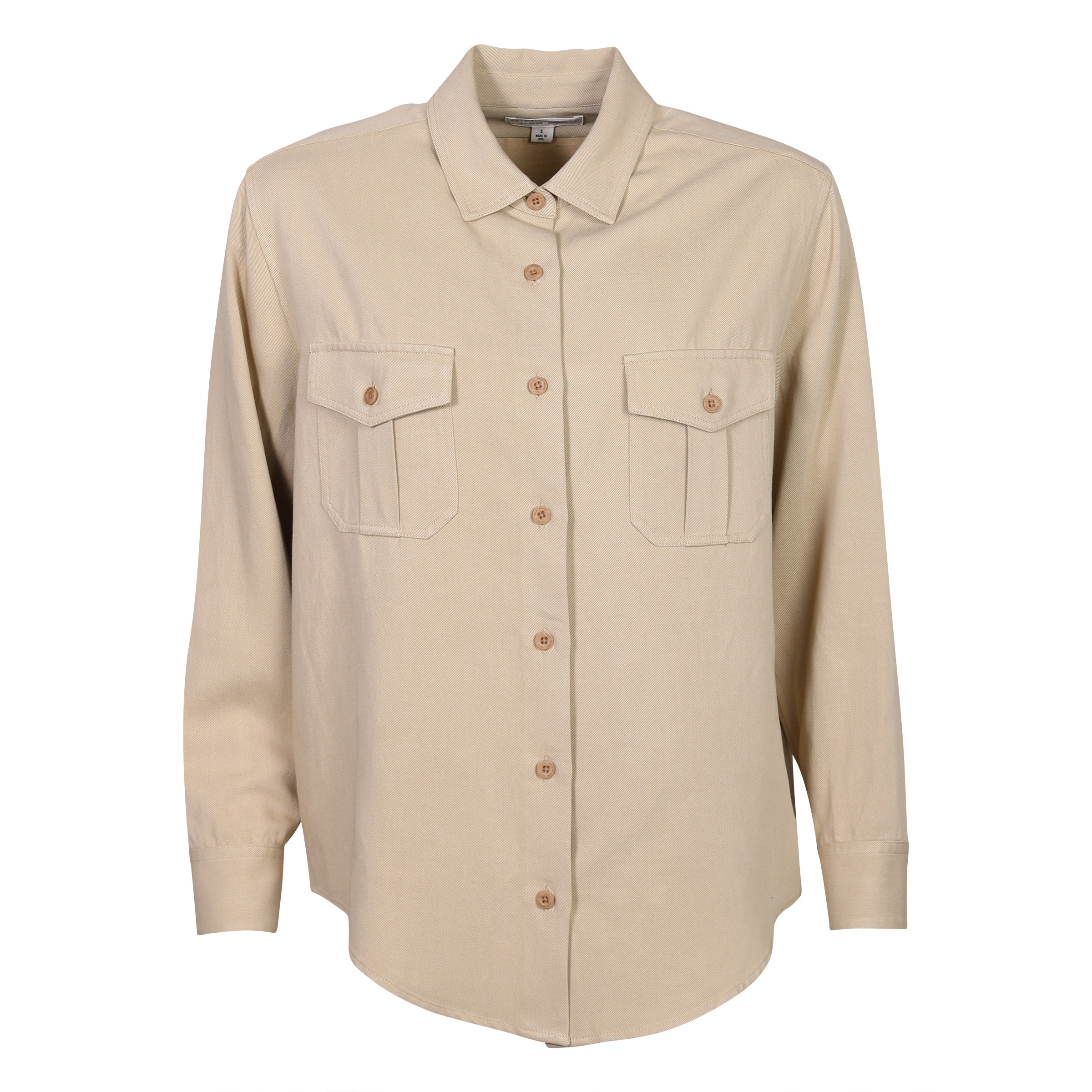 Nili Lotan Overshirt Troy Vintage Khaki