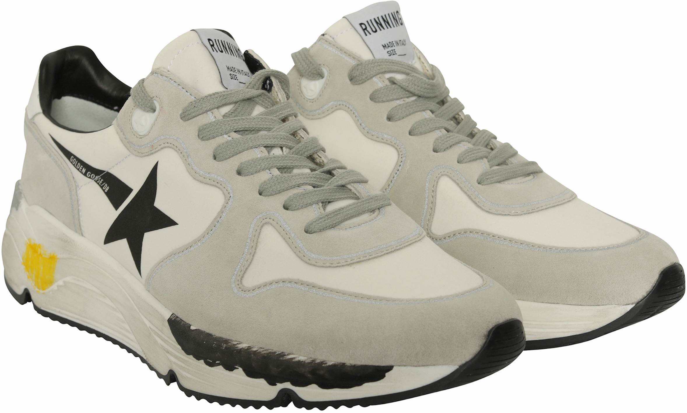 Golden Goose Sneaker Running White Lycra