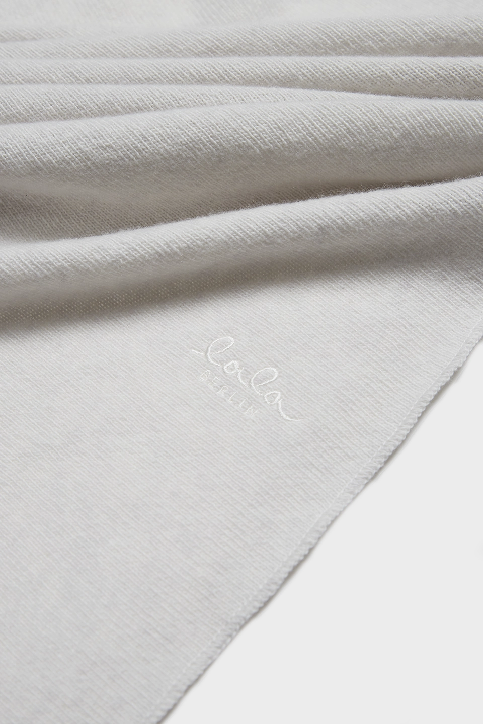 LALA BERLIN Wool/Cashmere Scarf in Light Beige