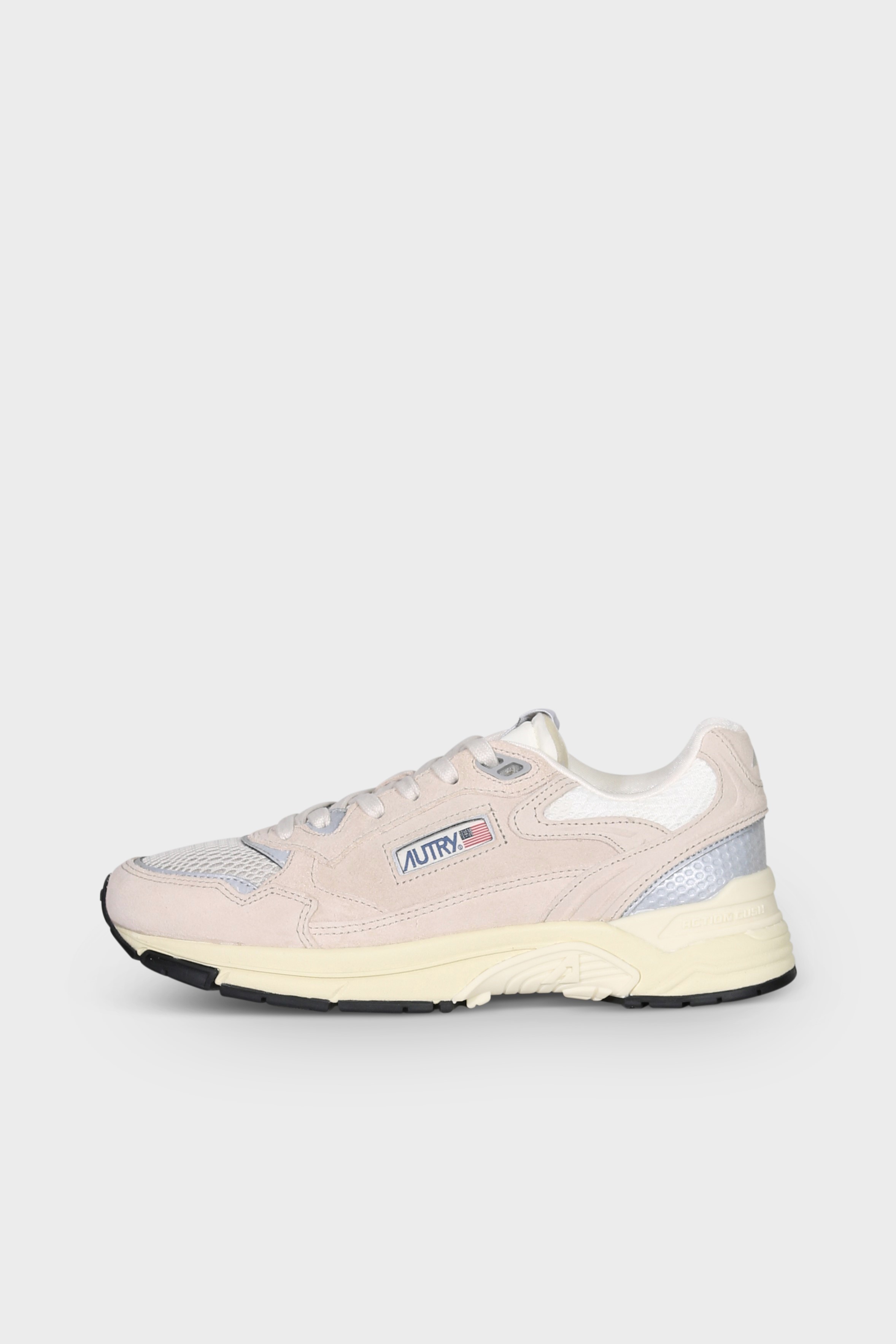 AUTRY ACTION SHOES Hyperway in Suede/Mesh/Sand/Silver