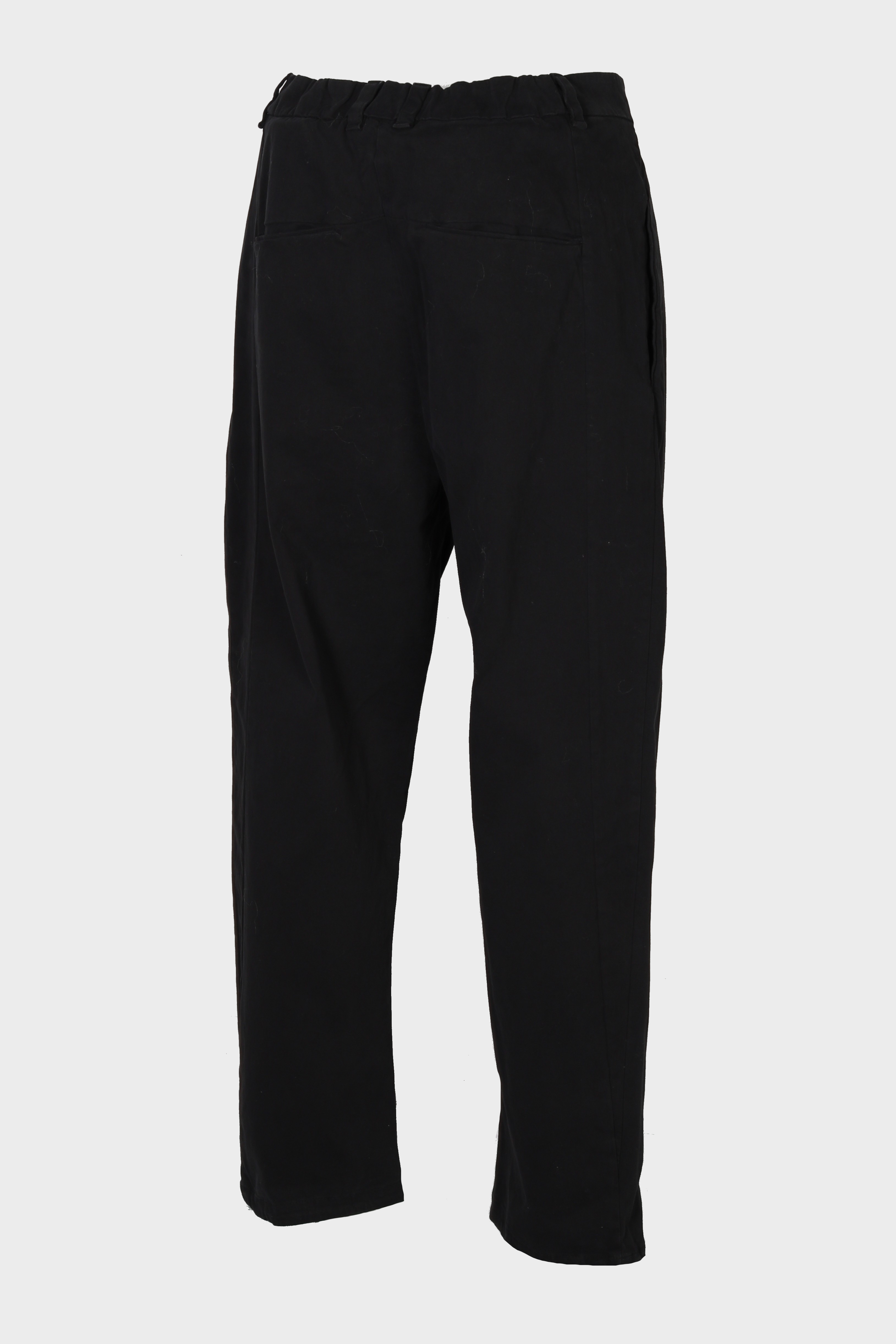 TRANSIT UOMO Cotton Stretch Pant in Black