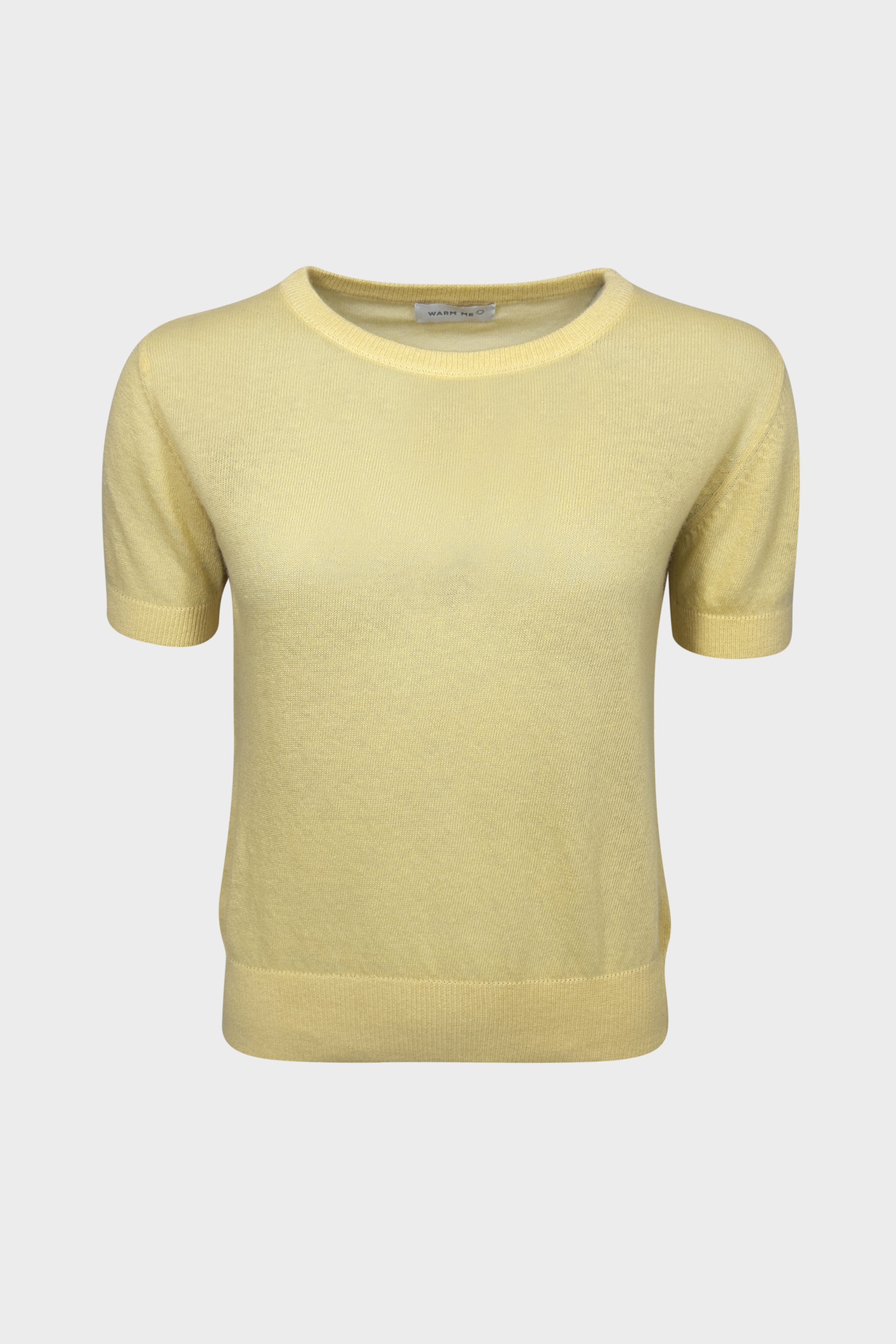 WARM ME Cashmere T-Shirt Lin in Banana