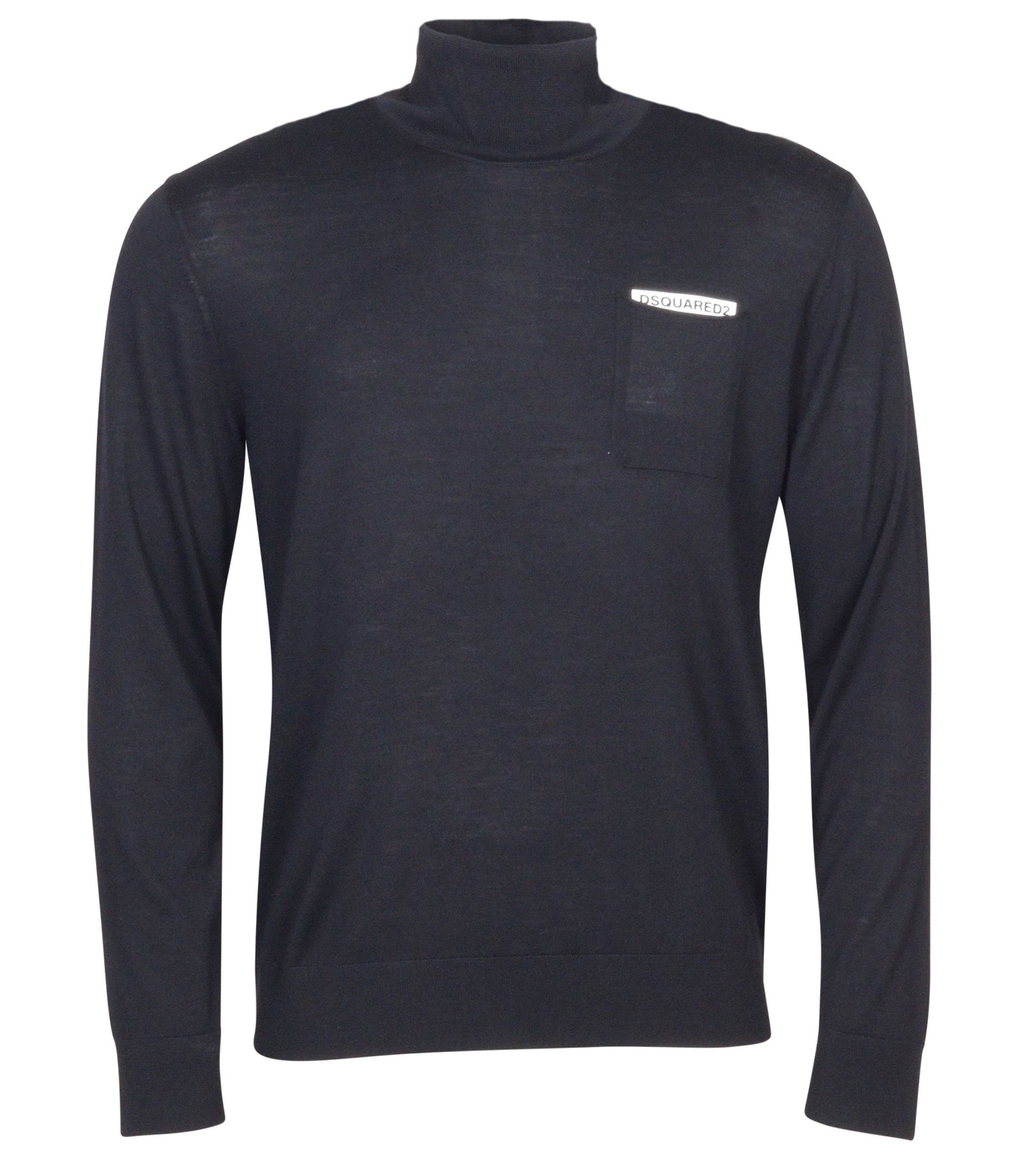 Dsquared Knit Turtle Pullover Black